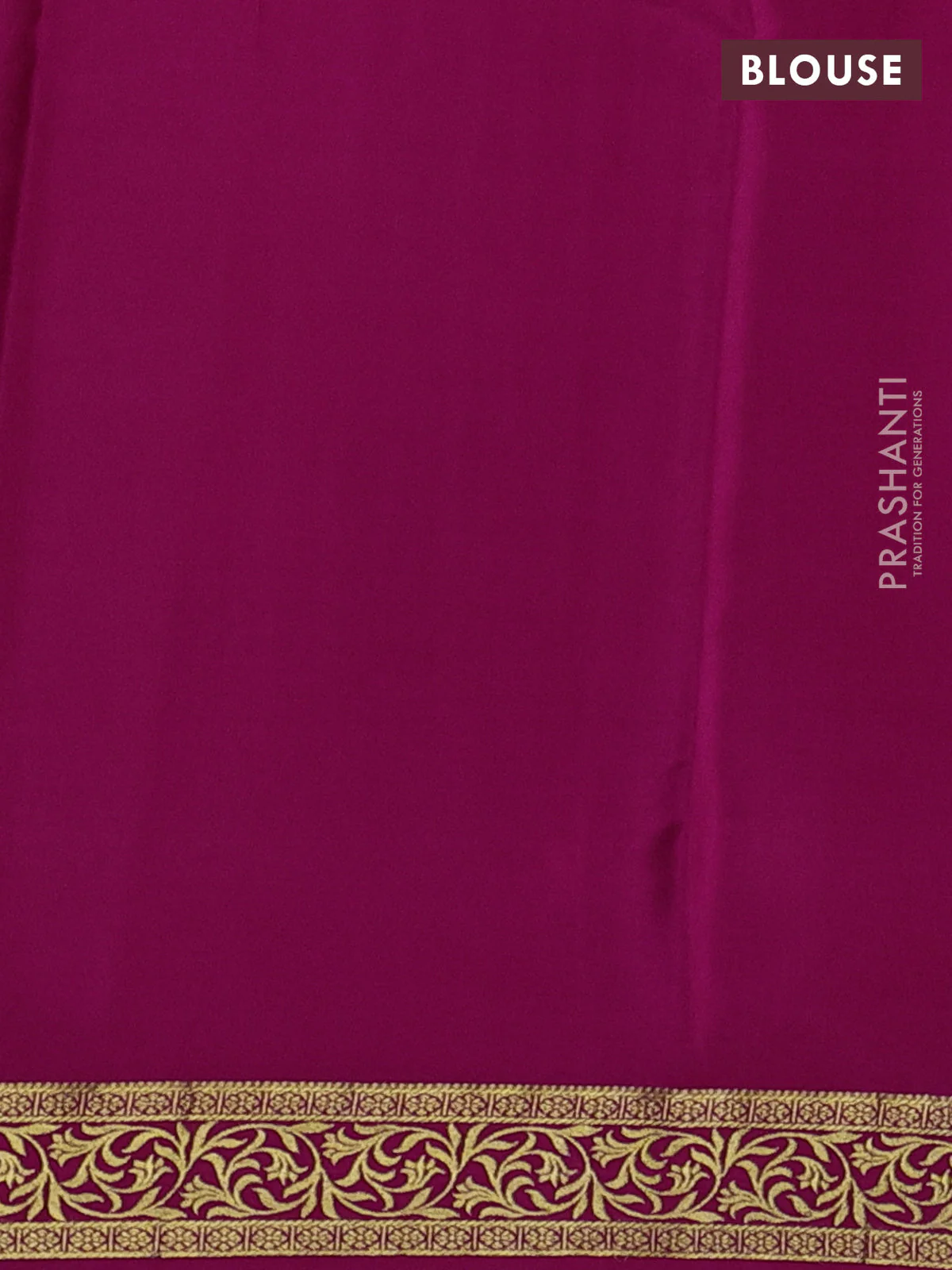 Pure mysore silk saree pastel blue and pink with plain body and zari woven border - Image 3