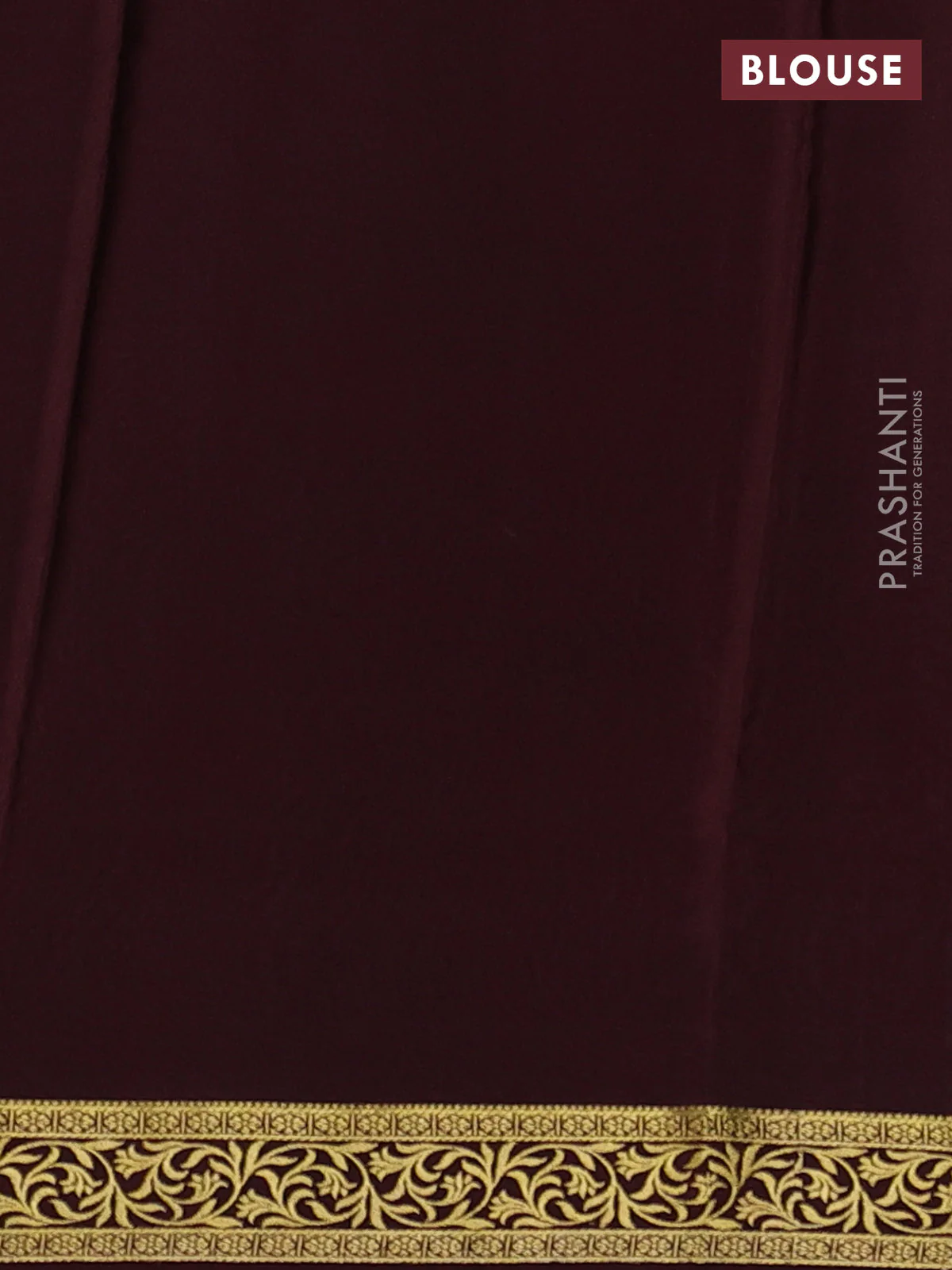 Pure mysore silk saree pastel green and brown with plain body and zari woven border - Image 3