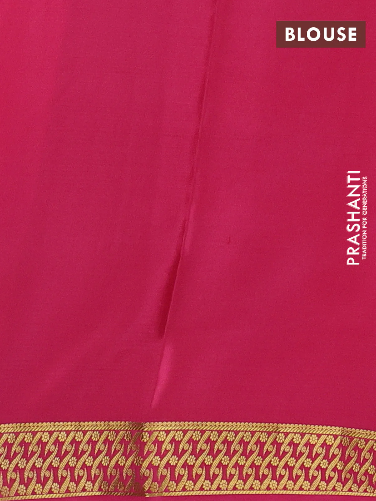 Pure mysore silk saree peach pink with allover zari woven buttas and zari woven border - Image 3