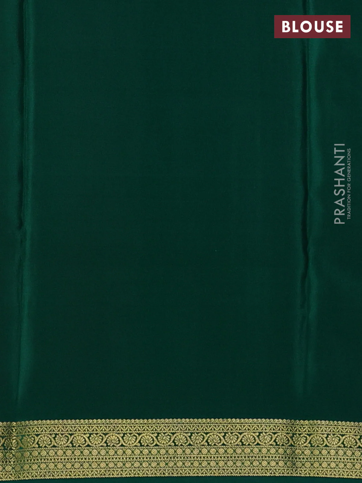 Pure mysore silk saree pink and green with allover zari woven checked pattern and zari woven border - Image 3