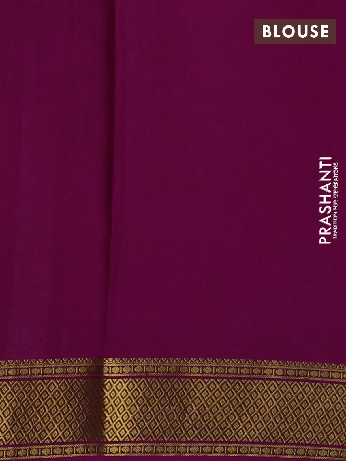 Pure mysore silk saree teal green and pink with allover zari checks & buttas and zari woven border - Image 3