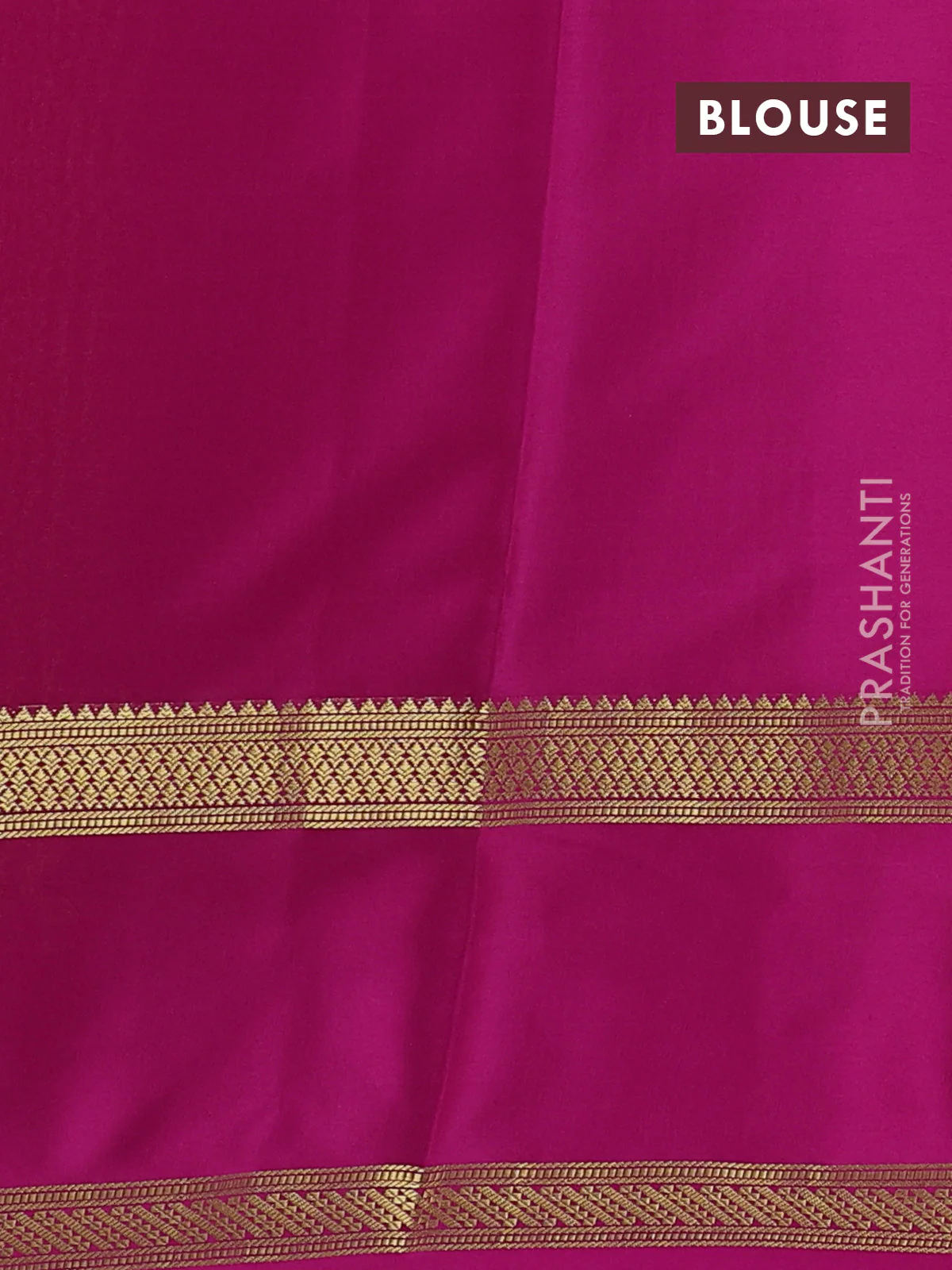 Pure mysore silk saree yellow and pink with allover zari checked pattern and rettapet zari woven border - Image 3
