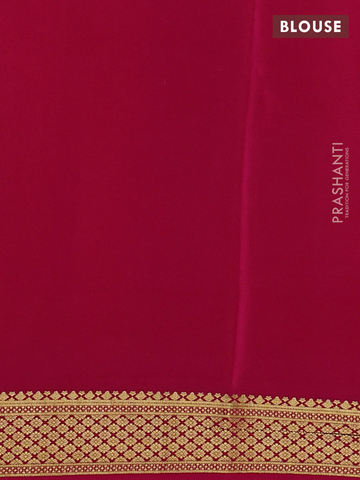 Pure mysore silk saree yellow and pink with plain body and zari woven border - Image 3