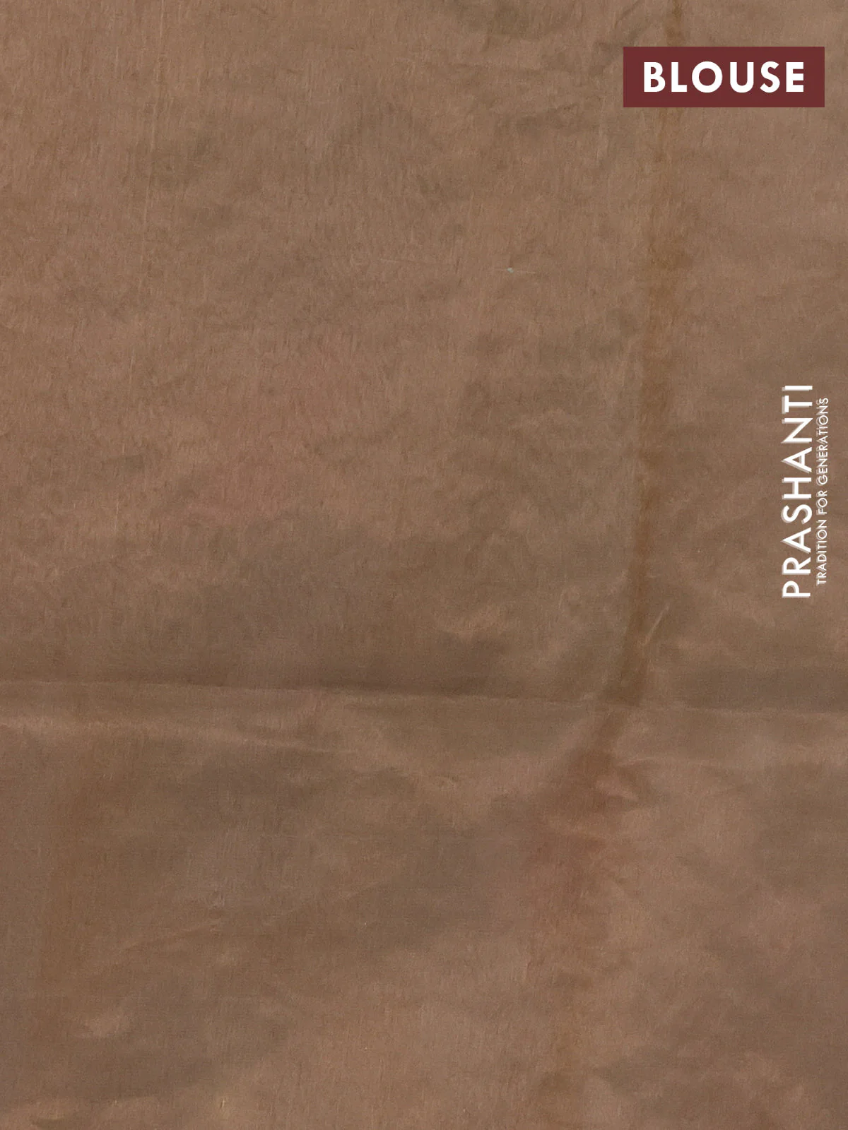 Pure organza silk saree sandal with jamdhani weaves and sequin border - Image 3
