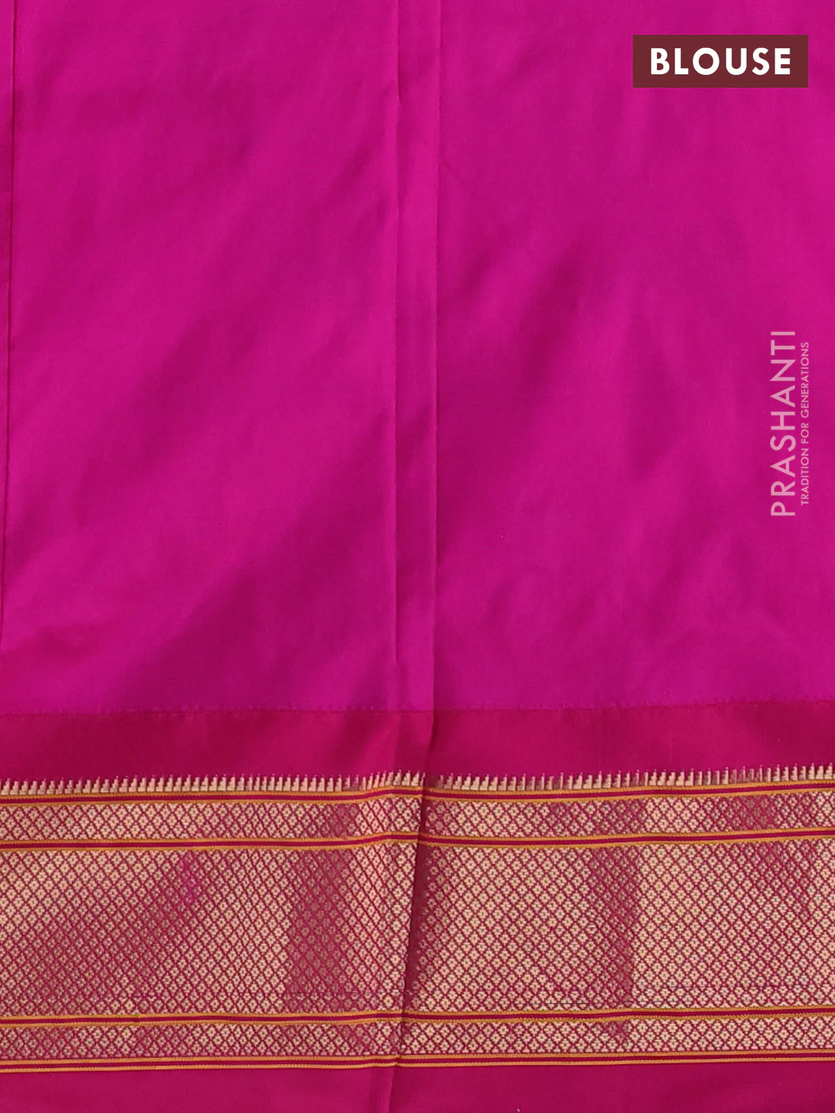 Pure paithani silk saree dual shade of teal bluish green and pink with allover zari woven buttas and paithani weaving pallu - Image 4