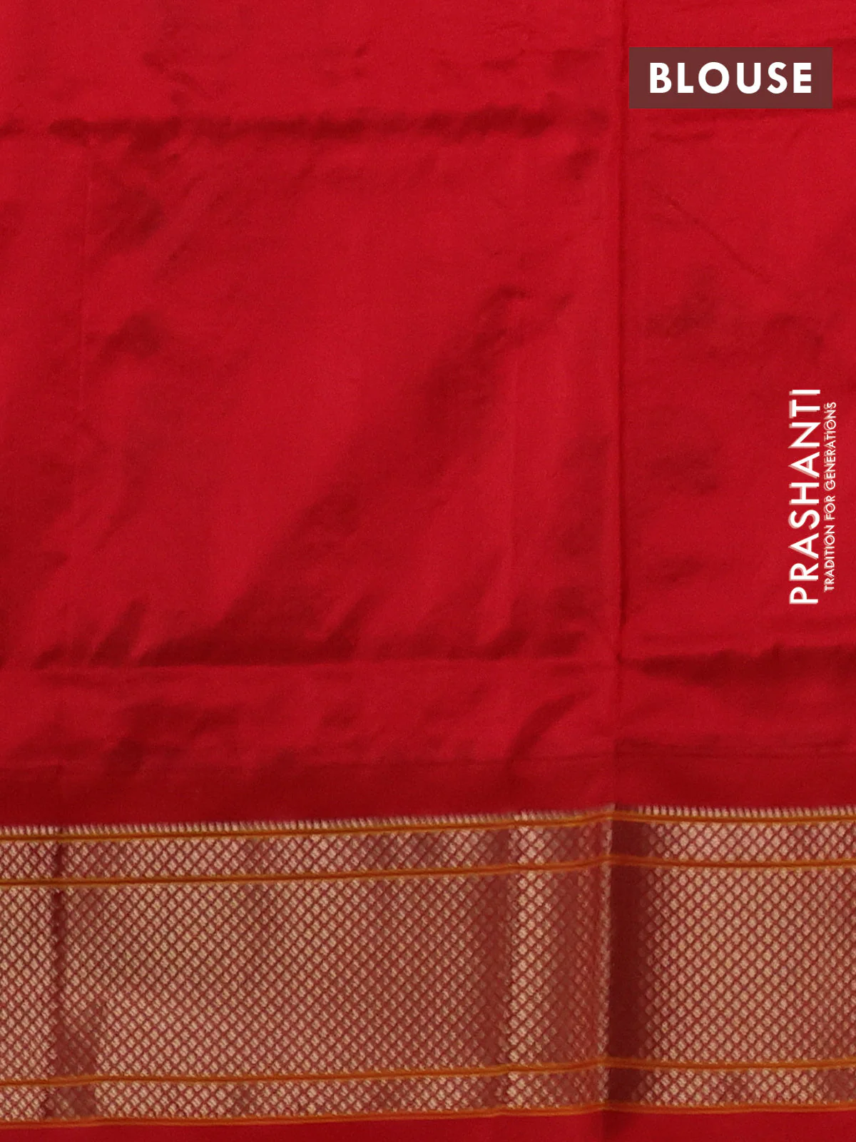 Pure paithani silk saree dual shade of teal bluish green and red with allover floral zari woven buttas and paithani weaving pallu - Image 4