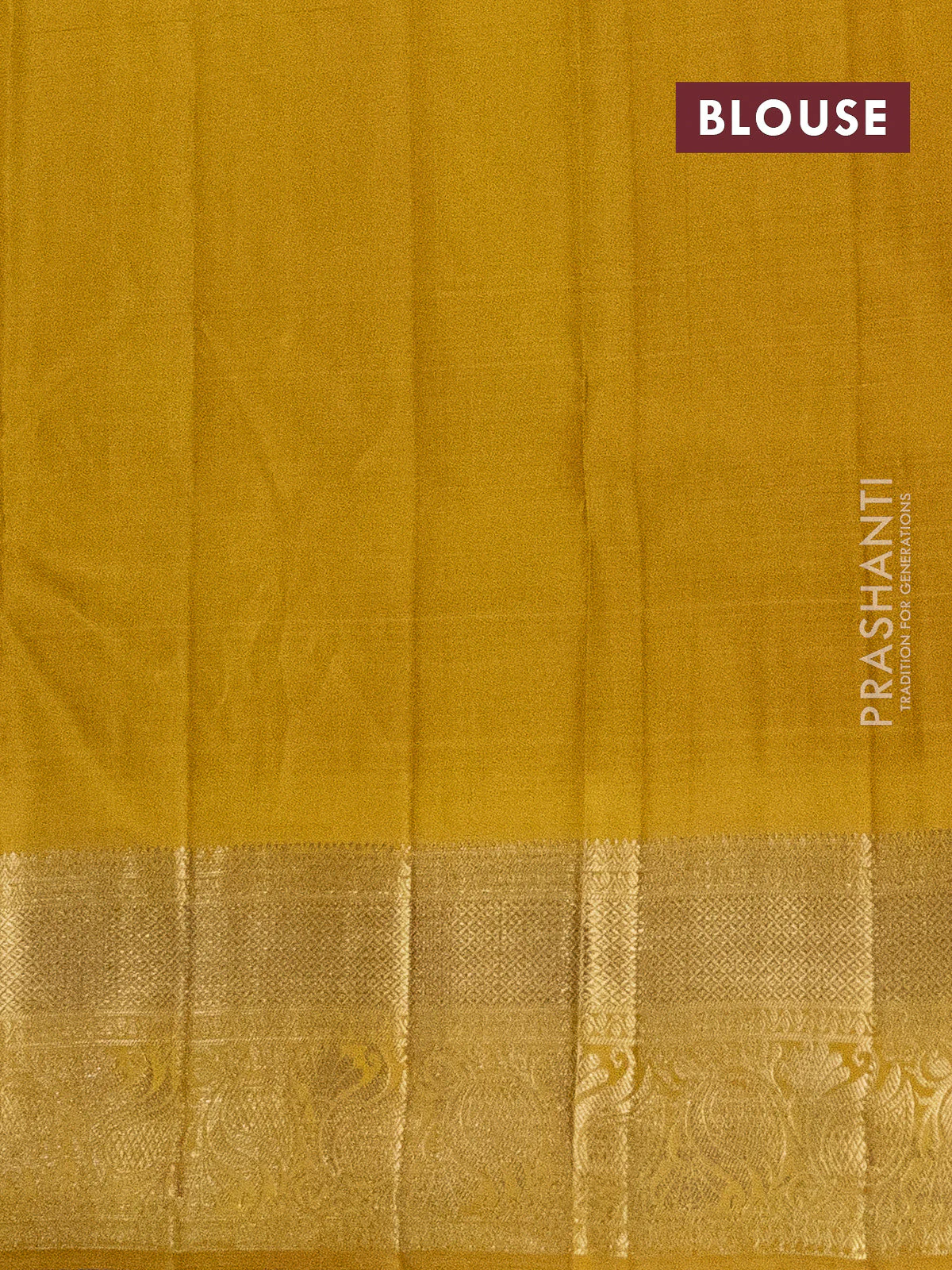 Pure silk lehenga dhawani kumkum red and dark mustard with zari woven paisley buttas and rich zari woven border - Image 2