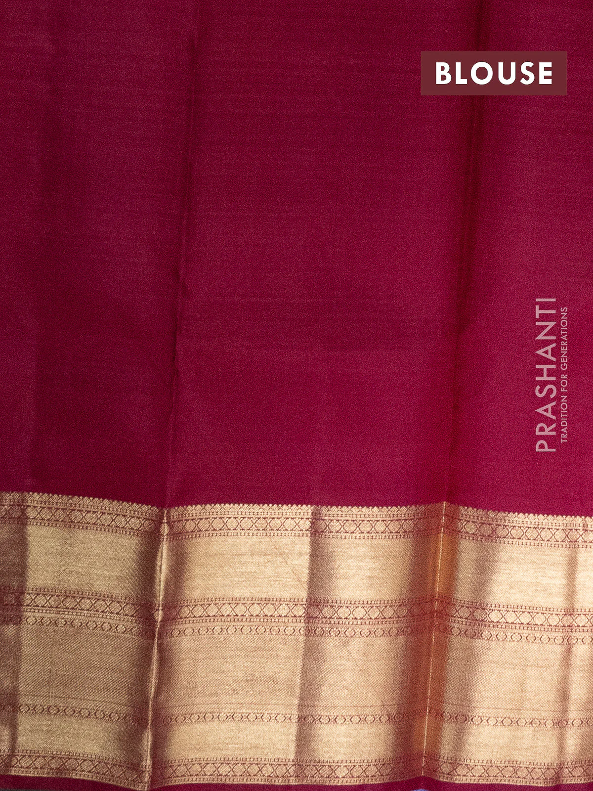 Pure silk lehenga dhawani teal blue and maroon with zari woven buttas and long rich zari woven korvai border - Image 2
