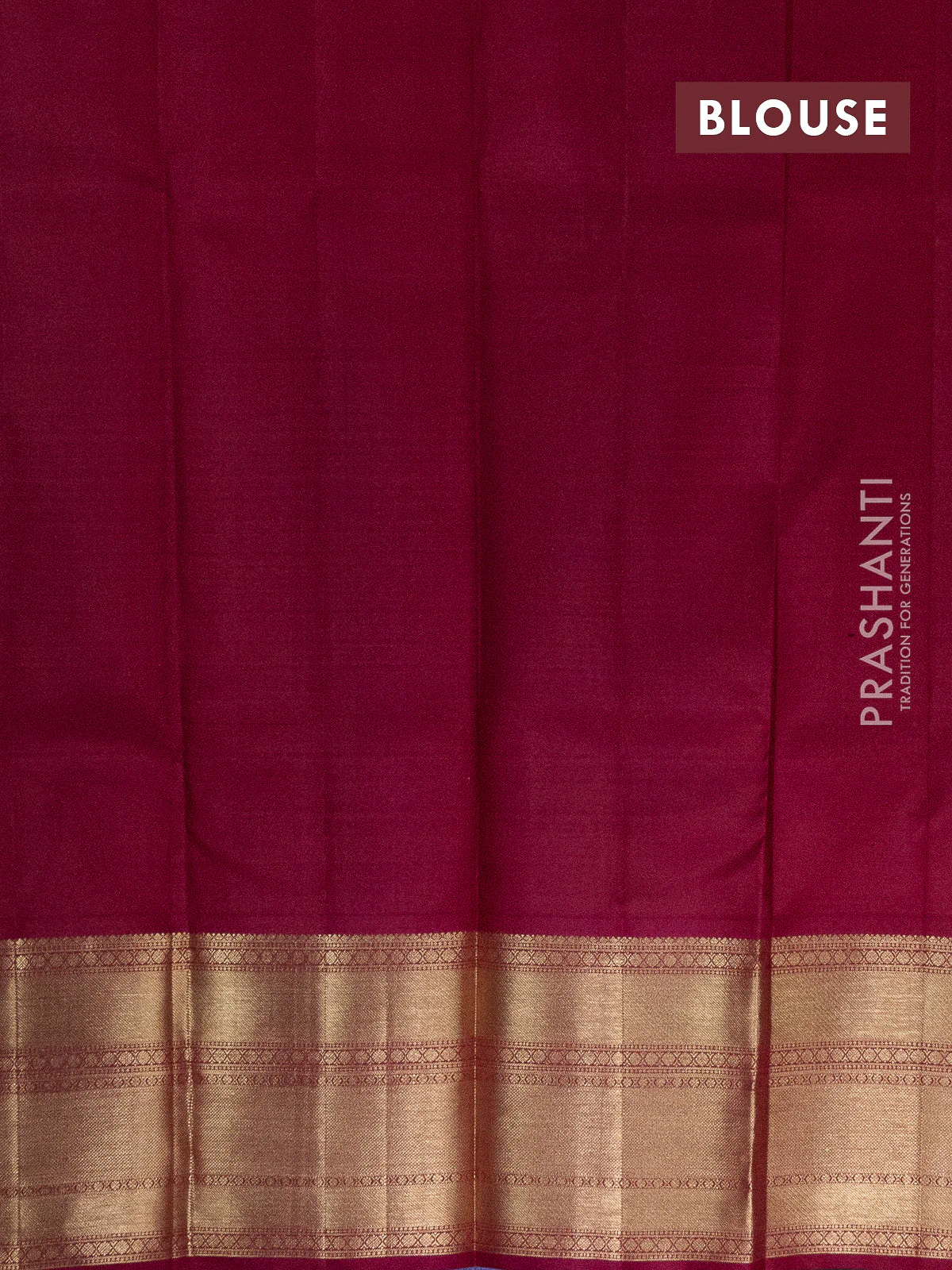 Pure silk lehenga dhawani teal blue and maroon with zari woven buttas and long rich zari woven korvai border - Image 2