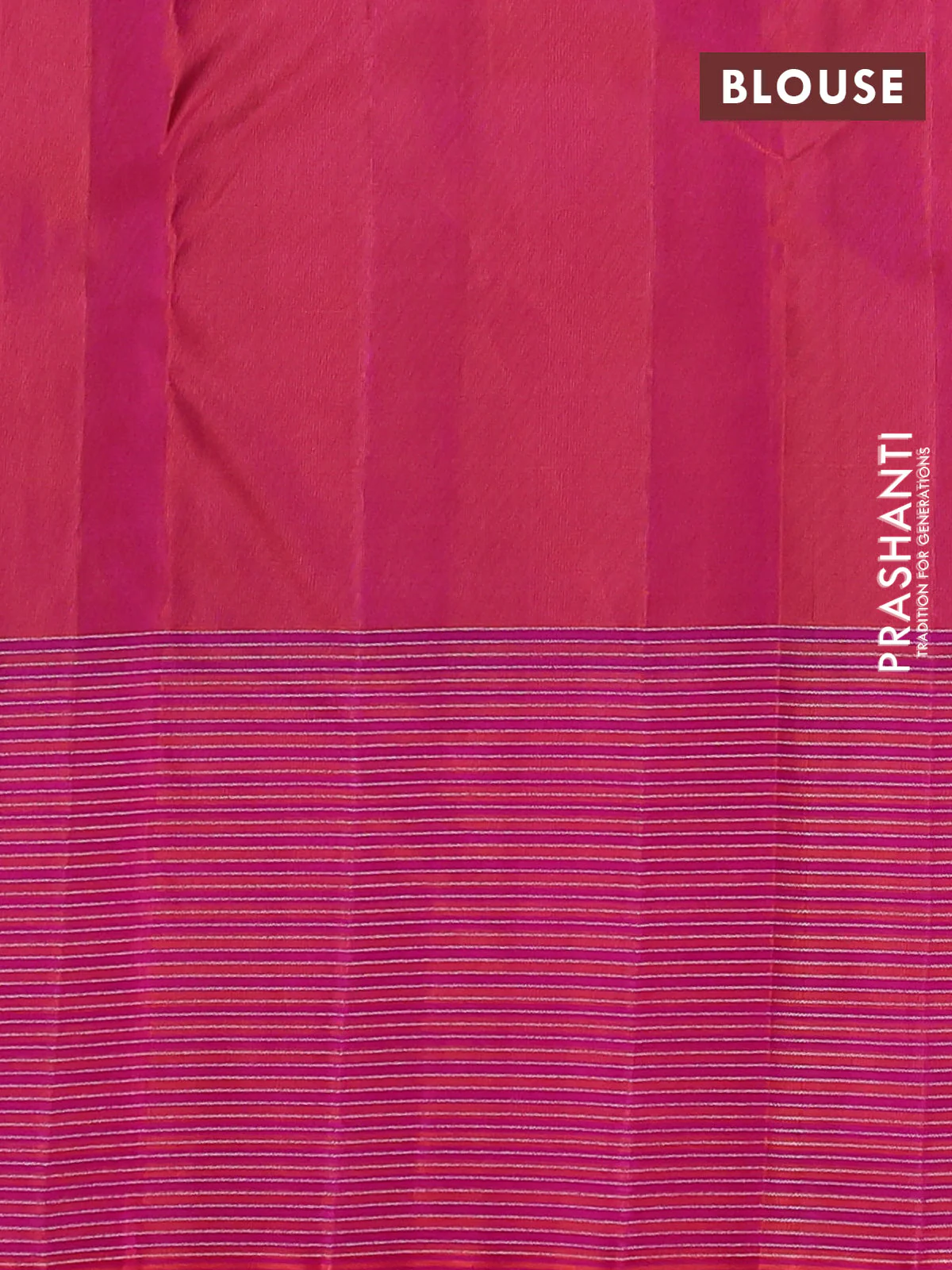 Pure soft silk saree black and pink with allover silver brocade zari weaves and silver zari woven border - Image 4