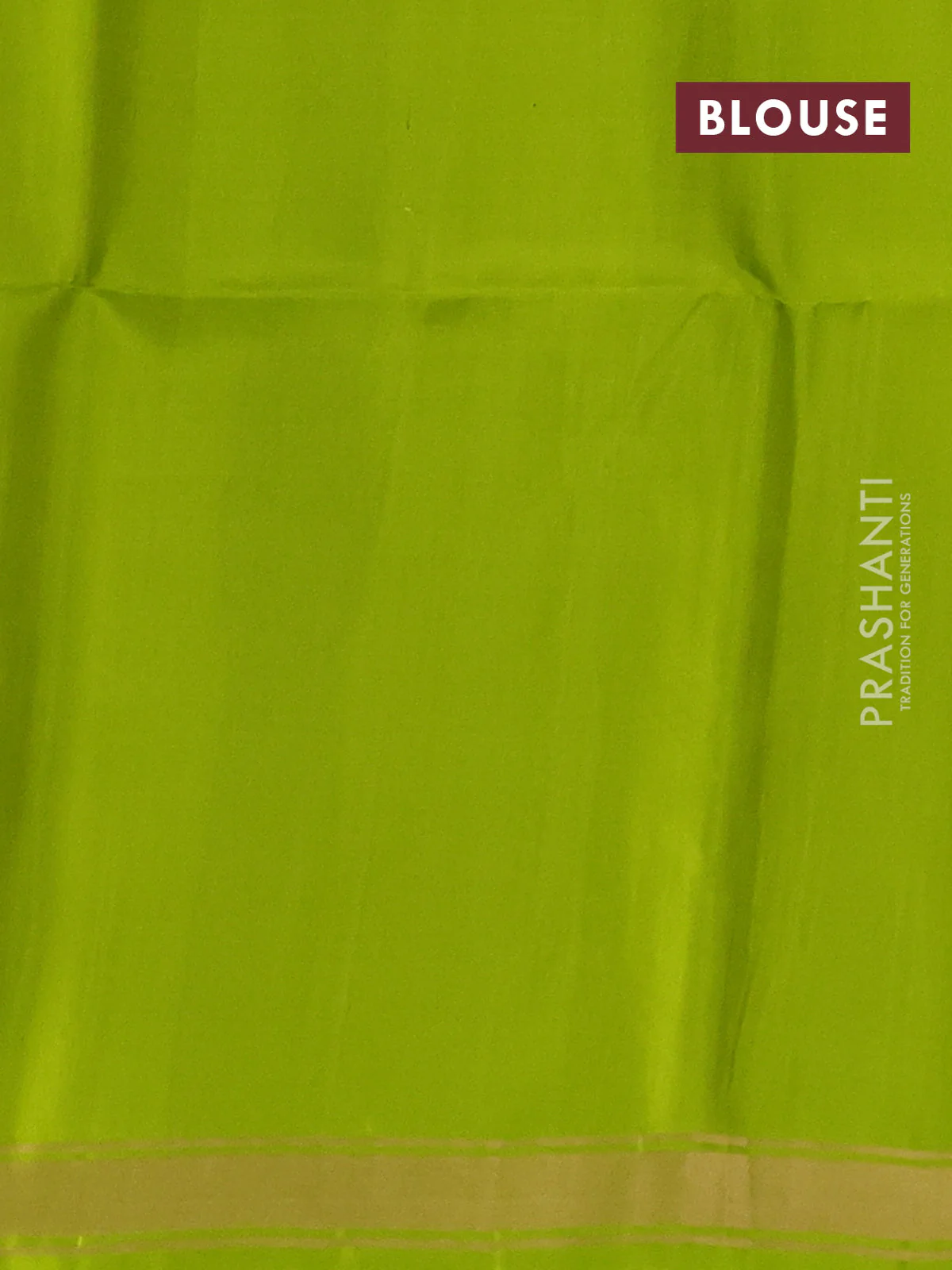 Pure soft silk saree blue and light green with allover zari weaves and zari woven border - Image 4