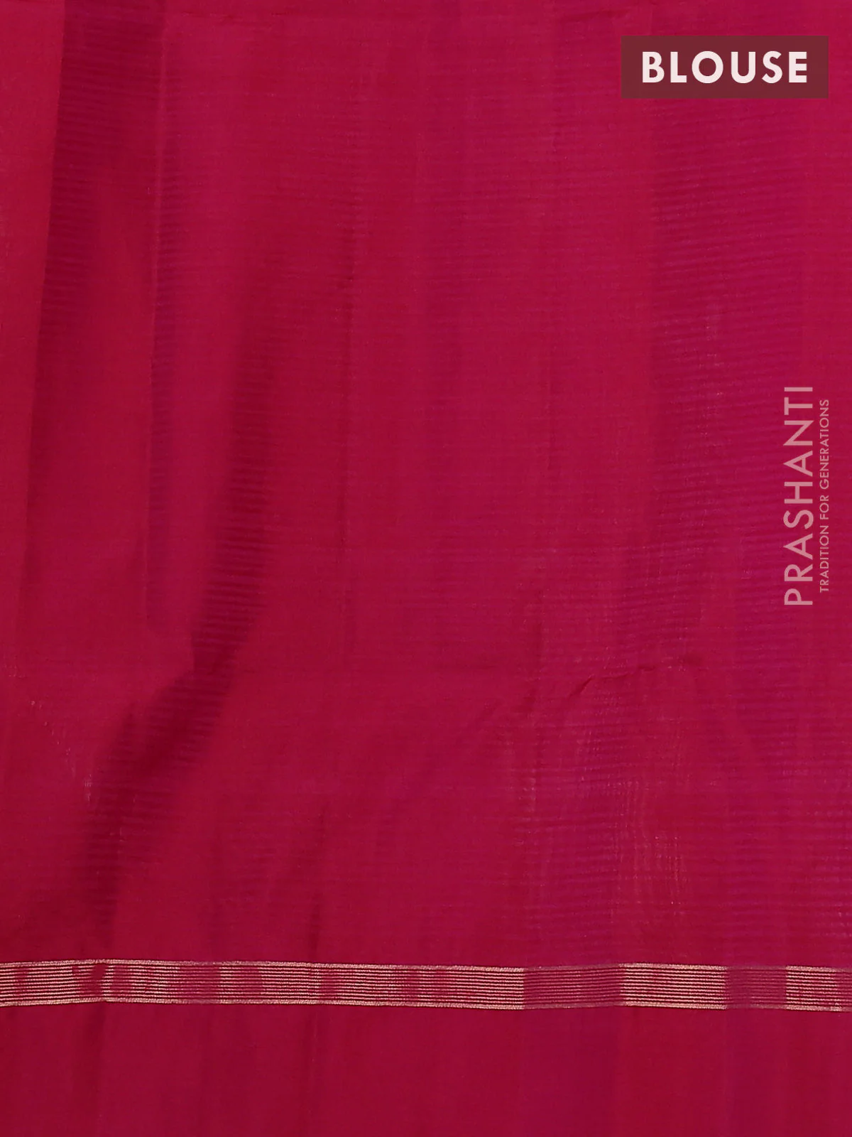 Pure soft silk saree cream and pink with allover zari weaves and zari woven simple border - Image 4