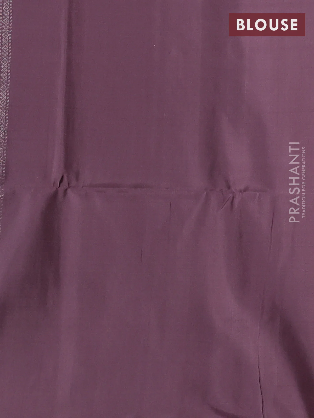 Pure soft silk saree cs blue and pastel purple with allover brocade weaves in borderless style - Image 4