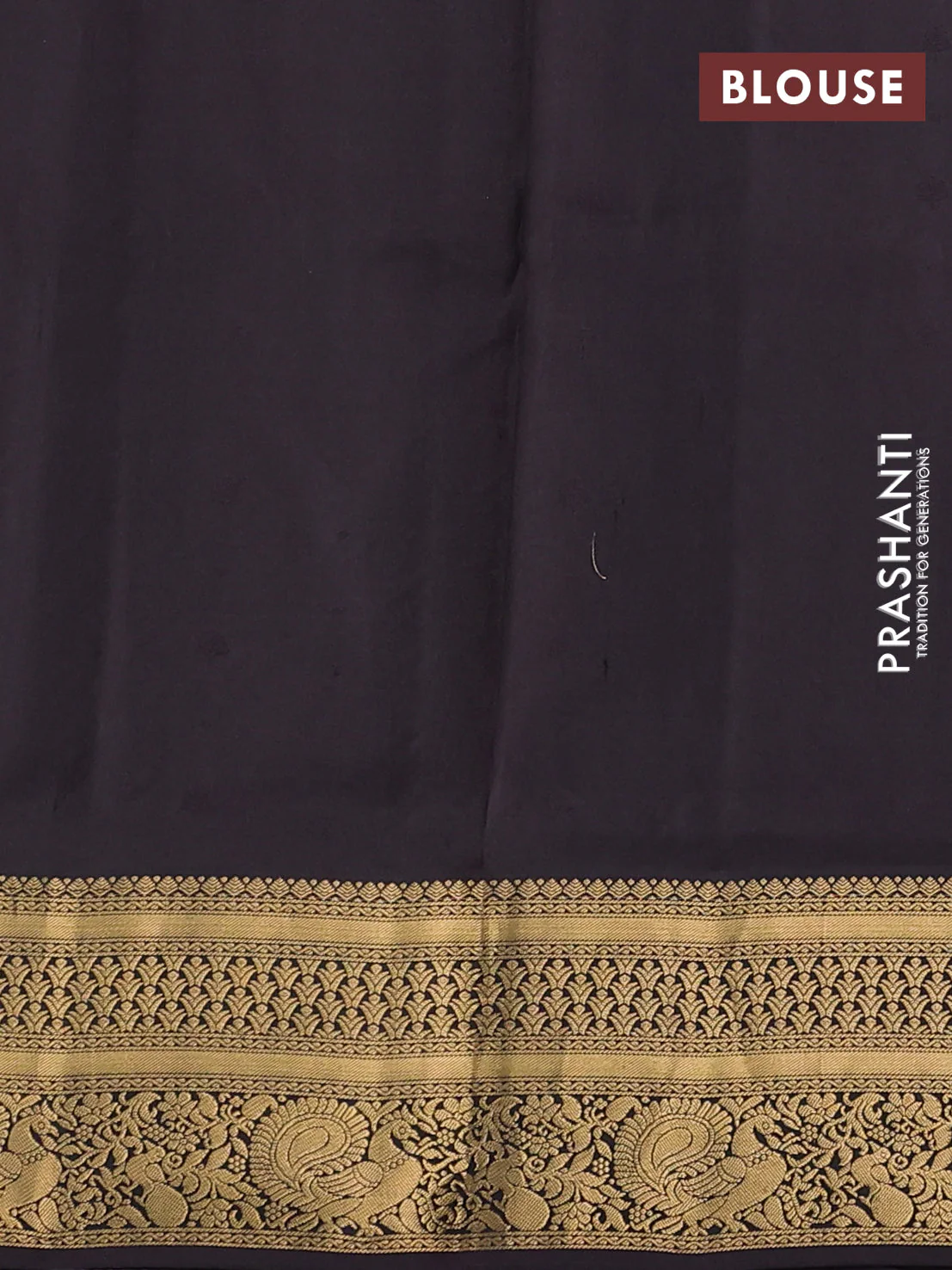 Pure soft silk saree dark mustard and coffee brown with allover zari woven buttas and zari woven annam border - Image 3