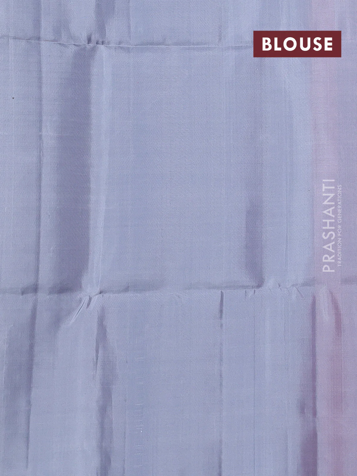 Pure soft silk saree dark peach and grey with allover small checked pattern and paisley thread woven butta border - Image 4
