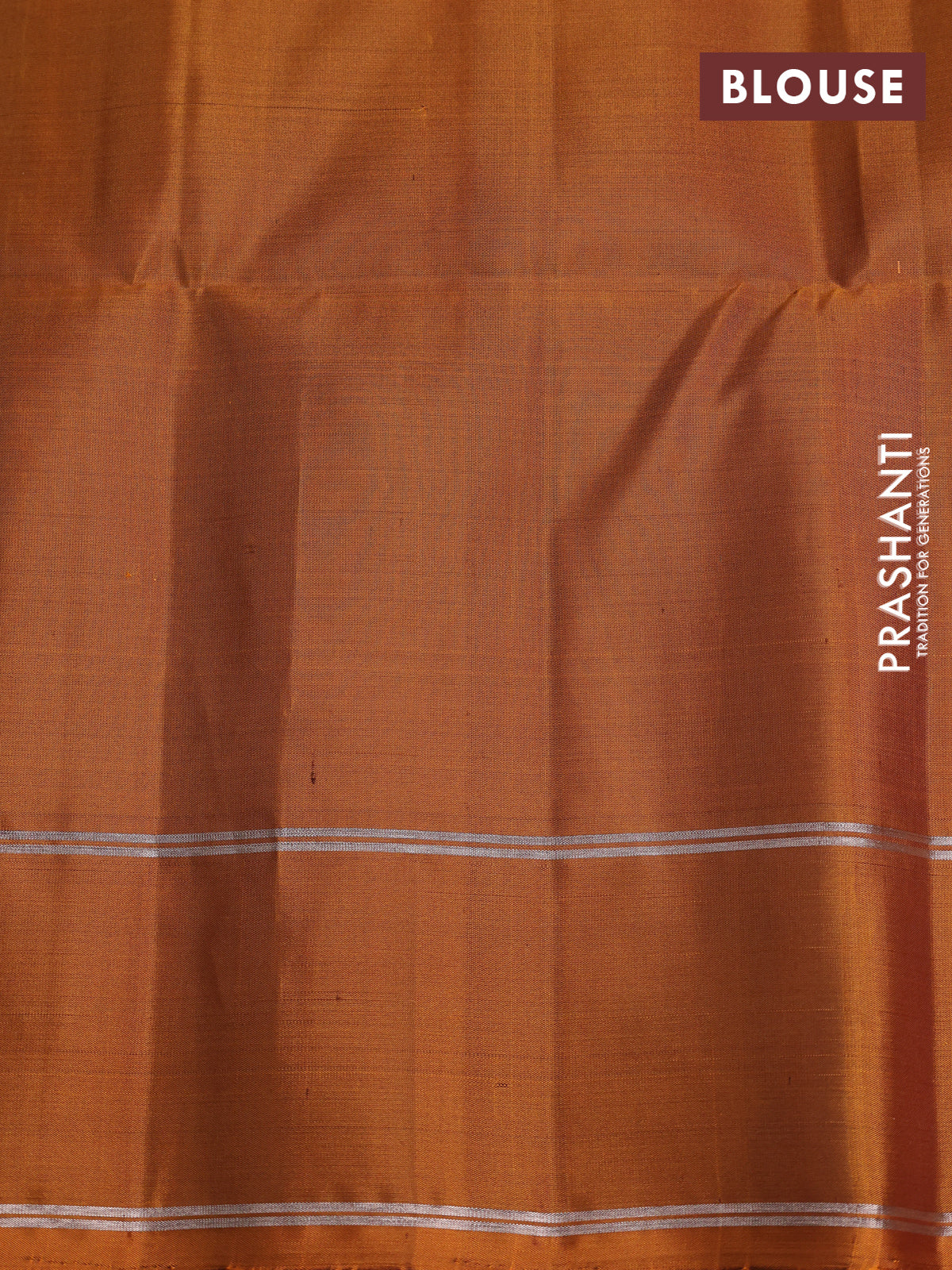 Pure soft silk saree dual shade of green and dark mustard with allover zari weaves & buttas and zari woven border - Image 4