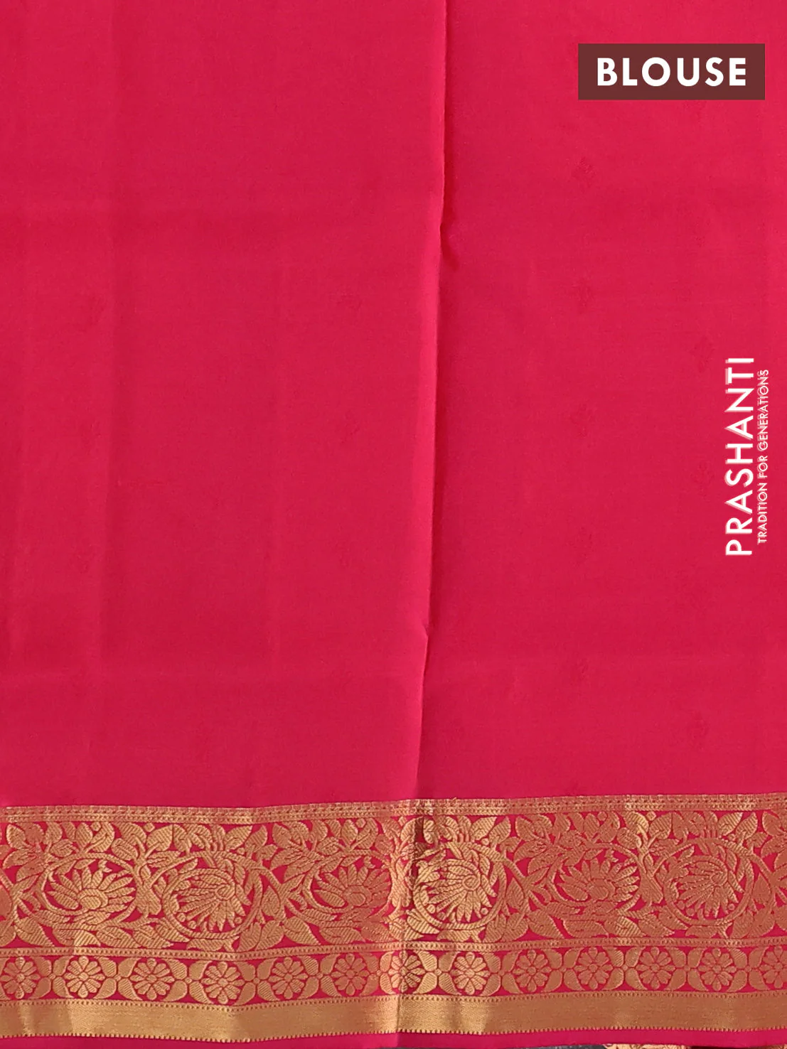 Pure soft silk saree dual shade of mango yellow and pink with allover zari woven buttas and zari woven floral border - Image 3