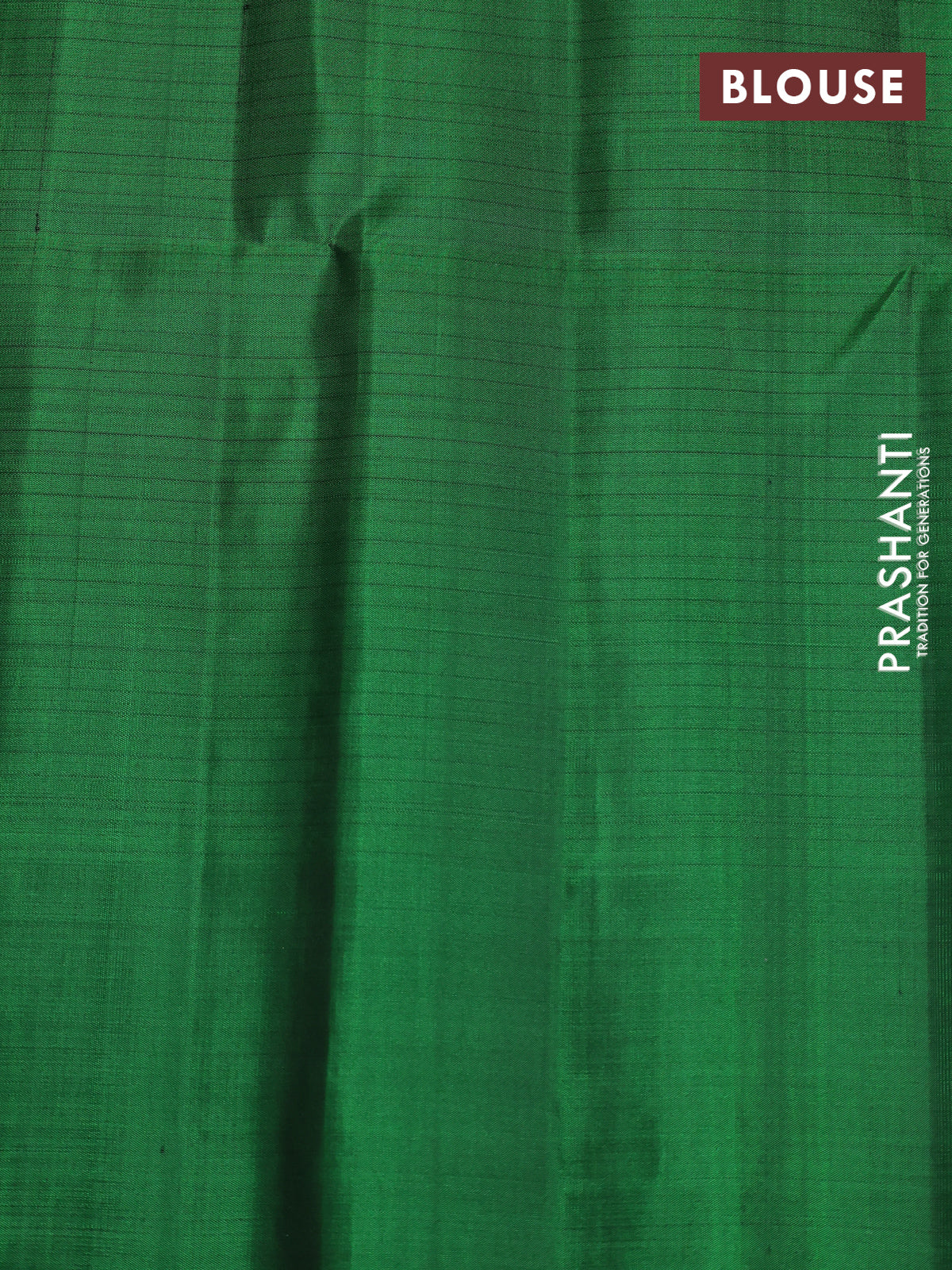 Pure soft silk saree dual shade of peach pink and green with allover zari weaves & buttas and simple border - Image 4