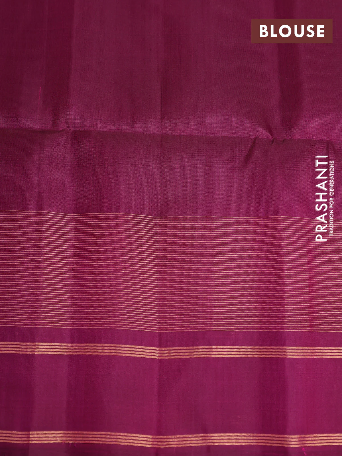 Pure soft silk saree dual shade of pinkish orange and deep wine shade with allover thread woven checked pattern and rettapet zari woven border - Image 4