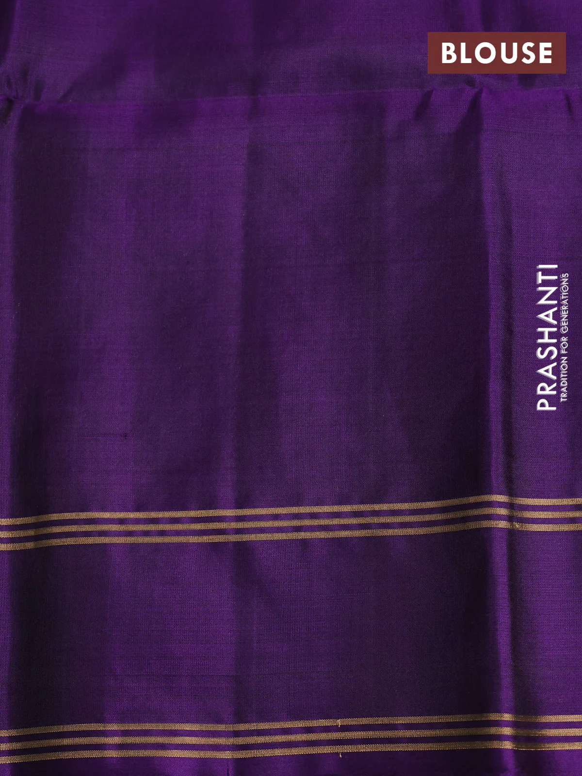 Pure soft silk saree green and purple with zari woven buttas and rettapet zari woven border - Image 4