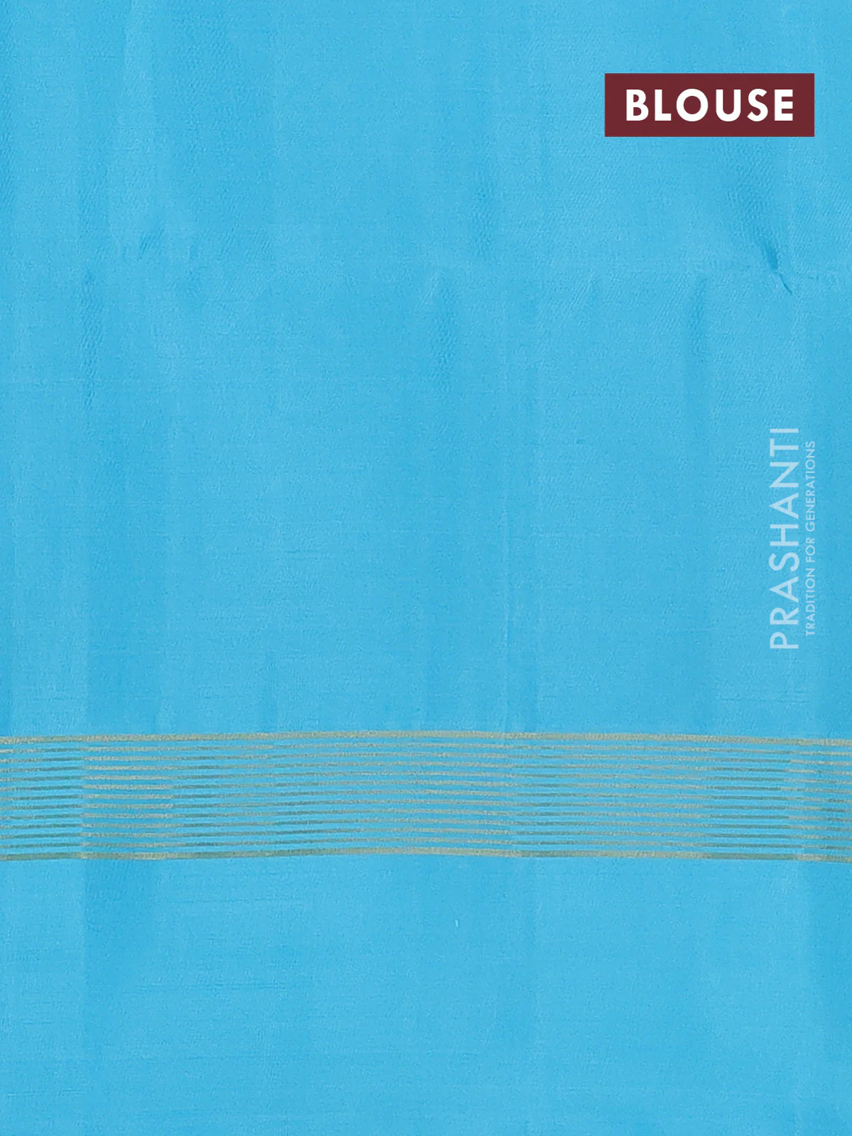 Pure soft silk saree light pink and light blue with allover zari weaves and zari woven simple border - Image 4