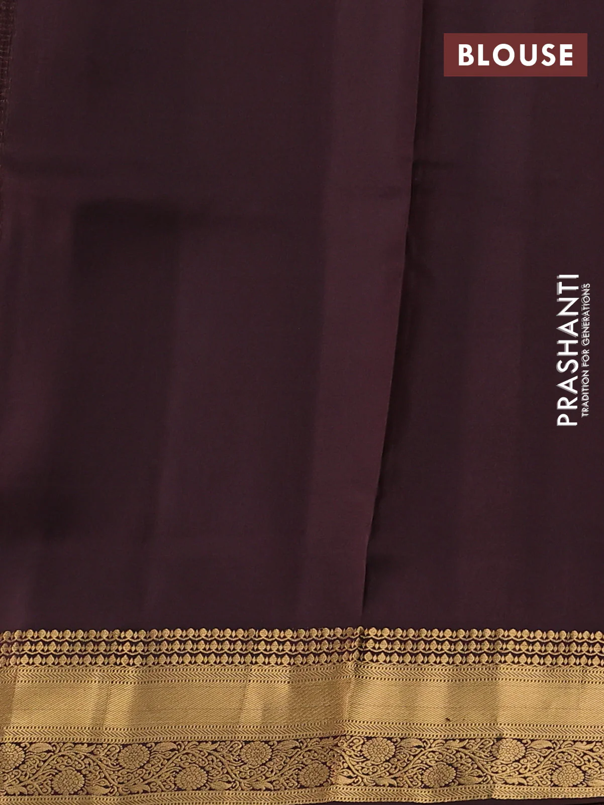 Pure soft silk saree mauve pink and coffee brown with allover zari woven buttas and rich zari woven border - Image 3