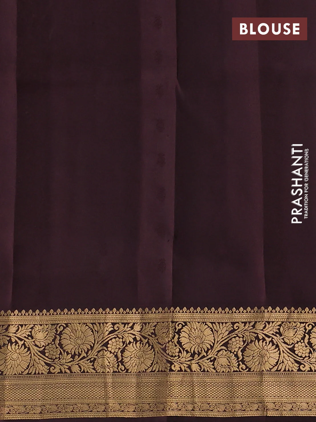 Pure soft silk saree pastel brown and coffee brown with allover zari woven buttas and rich zari woven border - Image 3
