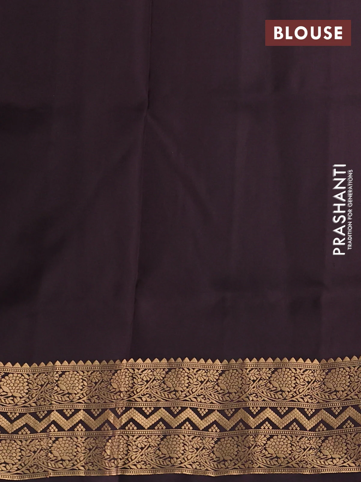 Pure soft silk saree pastel brown and coffee brown with allover zari woven buttas and zari woven border - Image 3