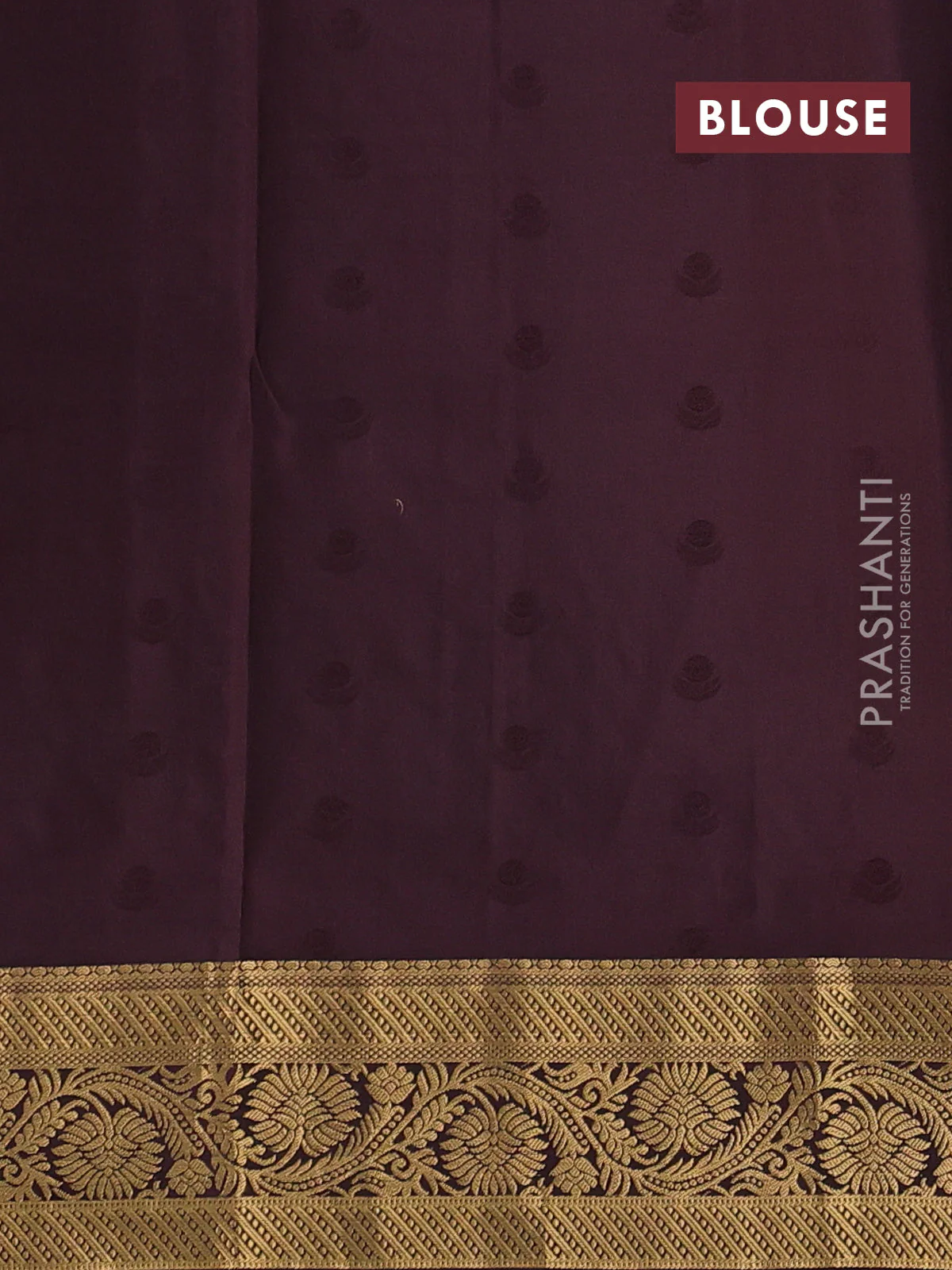 Pure soft silk saree pastel green and coffee brown with zari woven buttas and zari woven border - Image 3