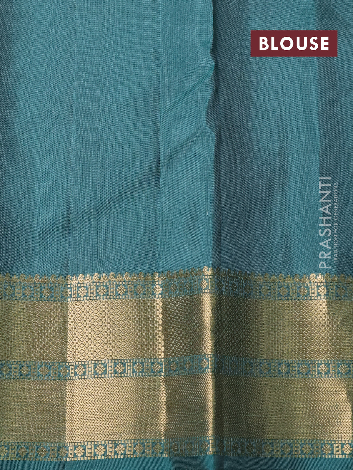 Pure soft silk saree pastel green shade with allover zari woven buttas and zari woven border - Image 4