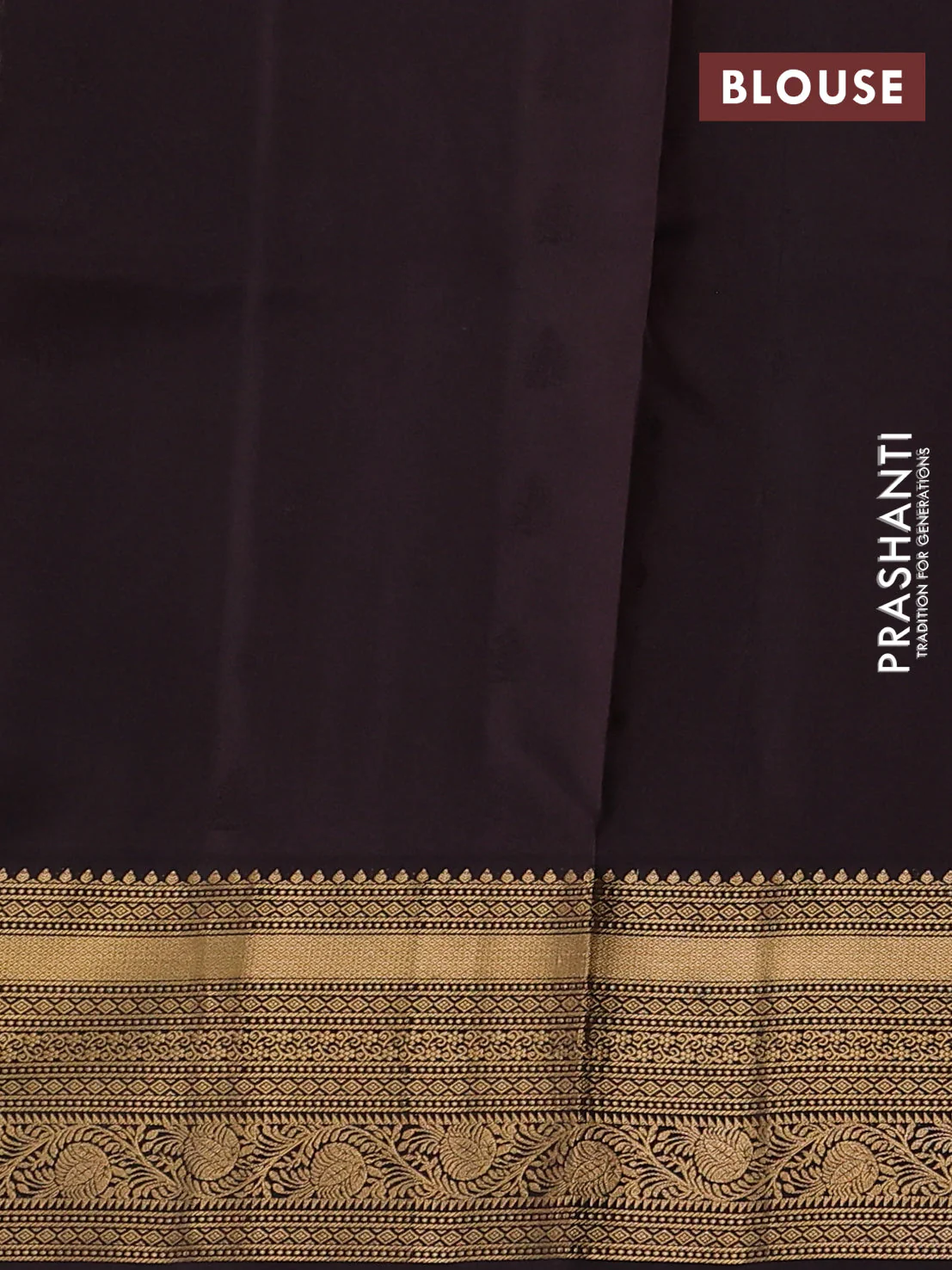 Pure soft silk saree pastel pink and coffee brown with allover zari woven buttas and rich zari woven border - Image 3