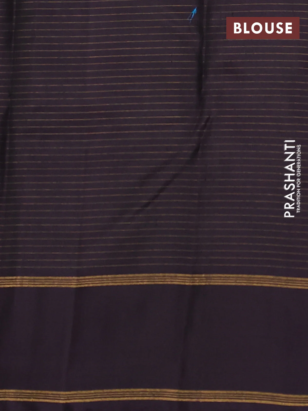 Pure soft silk saree pastel purple and coffee brown with allover zari weaves  and rettapet zari woven butta border - Image 4