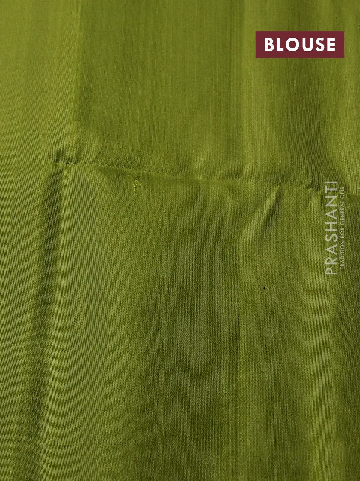 Pure soft silk saree pink and mehendi green with allover zari weaves and long zari woven border - Image 4
