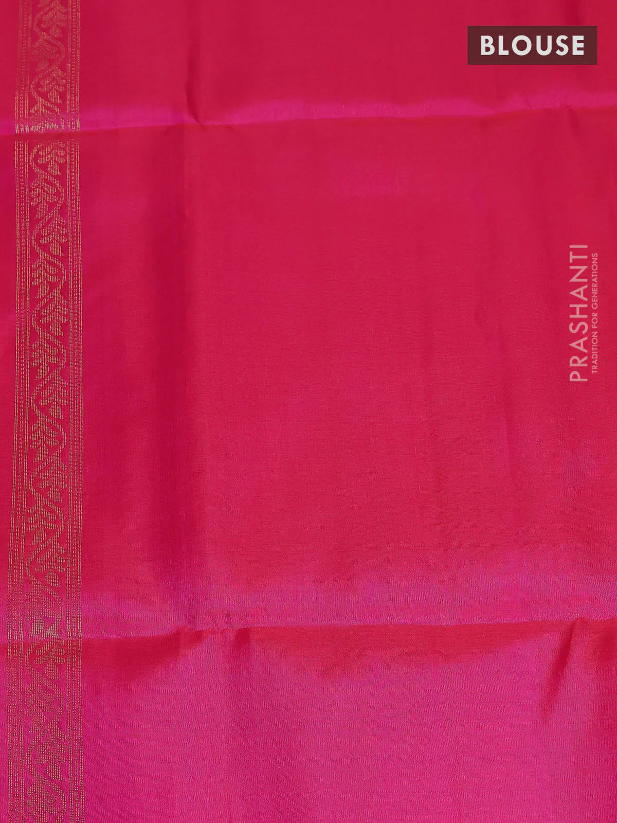 Pure soft silk saree pink with woven buttas and zari woven butta border - Image 4