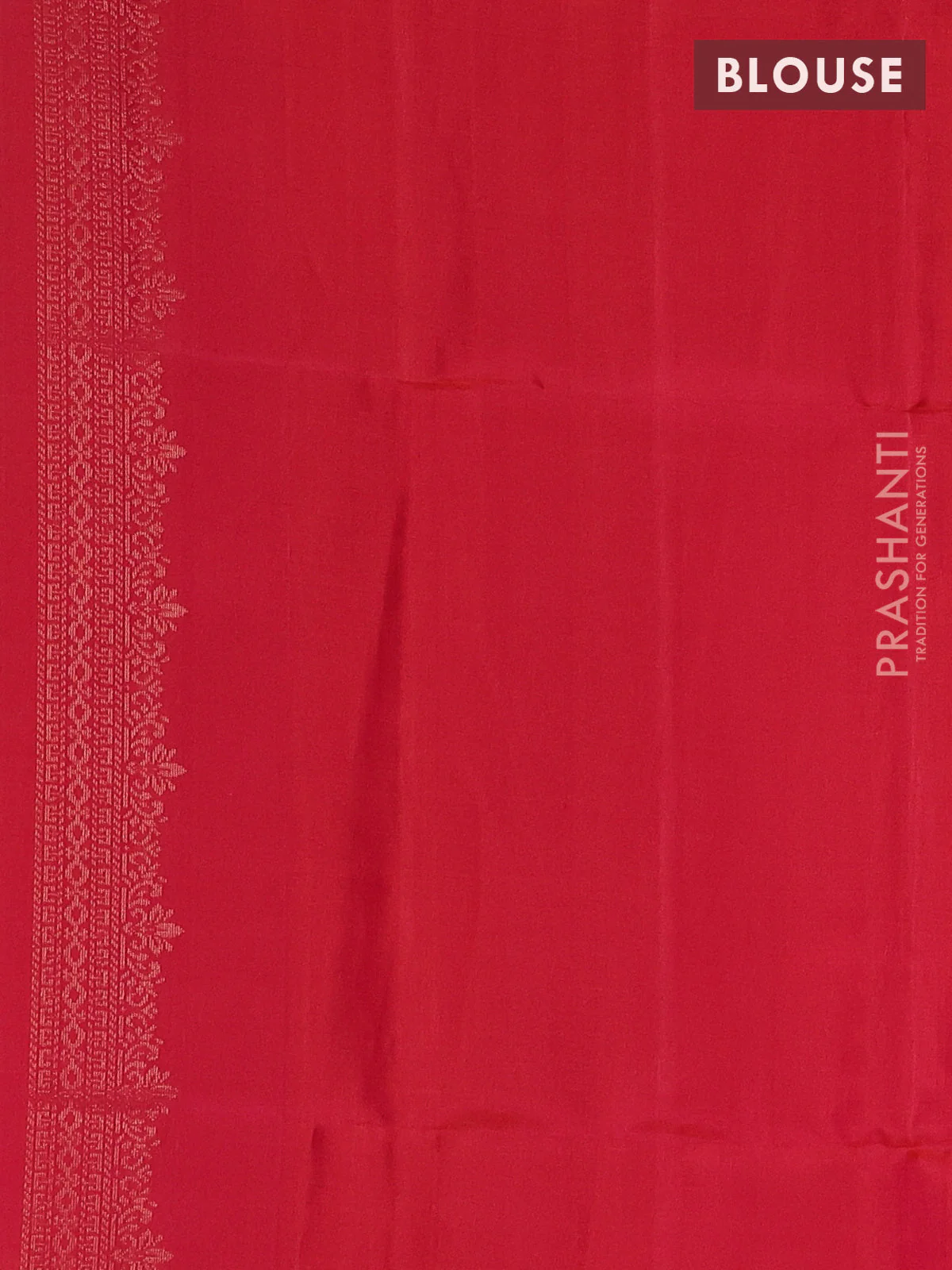 Pure soft silk saree pinkish orange with zari woven buttas and rich zari woven border - Image 4