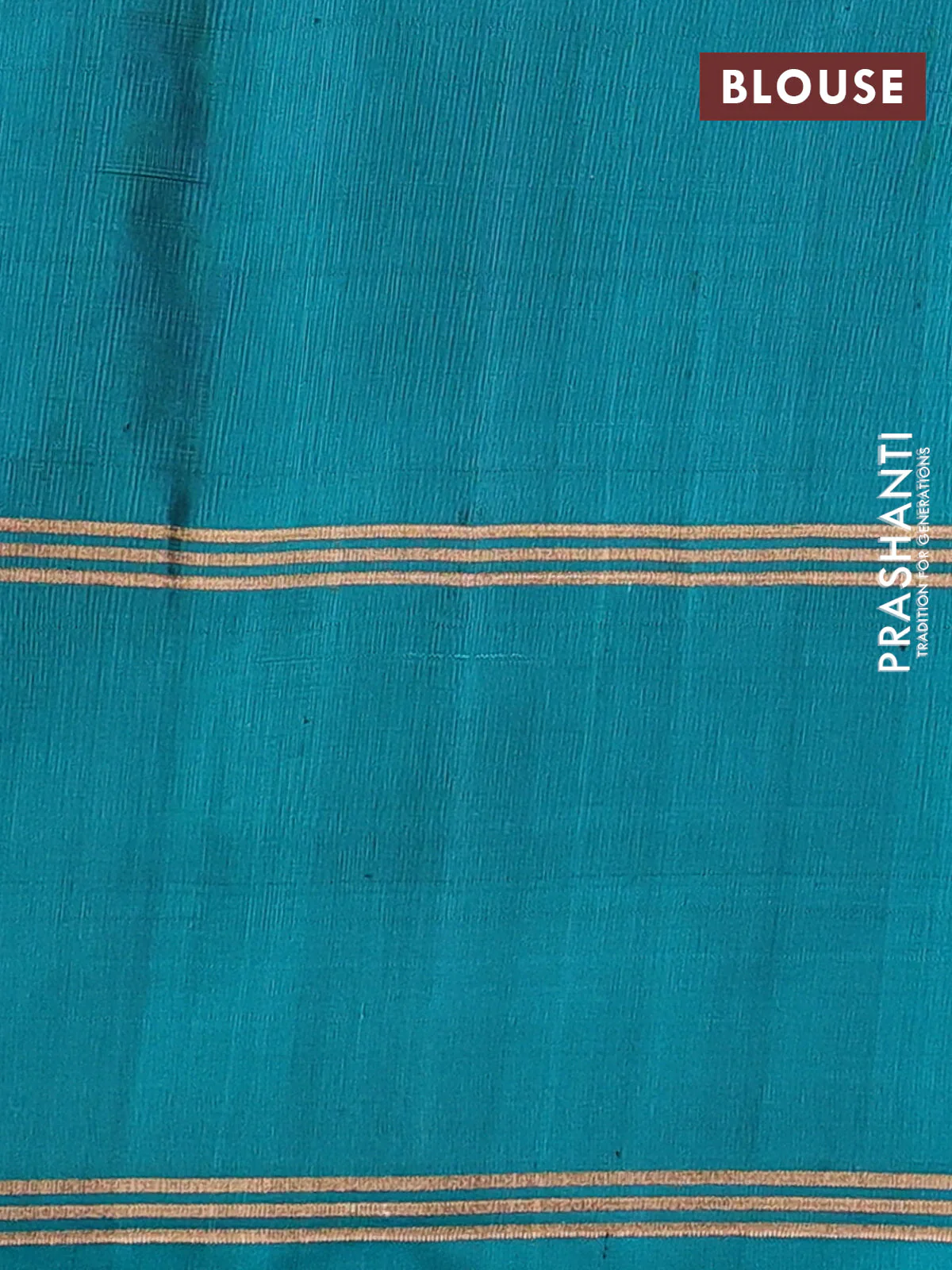 Pure soft silk saree purple and teal green with allover zari weaves and rettapet zari woven border - Image 4