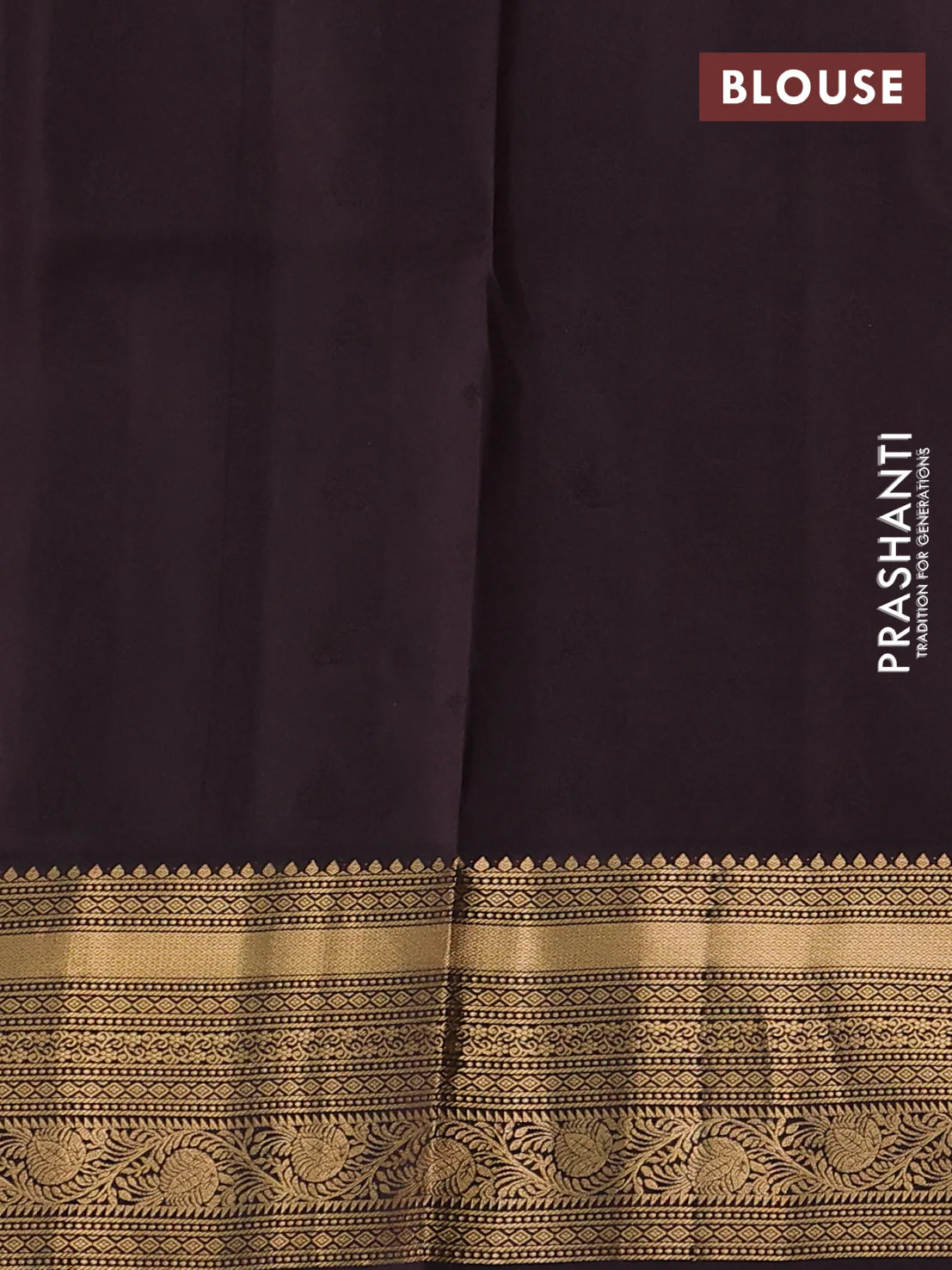 Pure soft silk saree rustic orange and coffee brown with allover zari woven buttas and rich zari woven border - Image 3