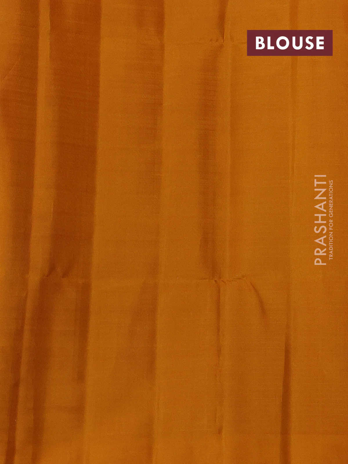 Pure soft silk saree teal blue and dark mustard with allover small checks & silver zari buttas and simple border - Image 4