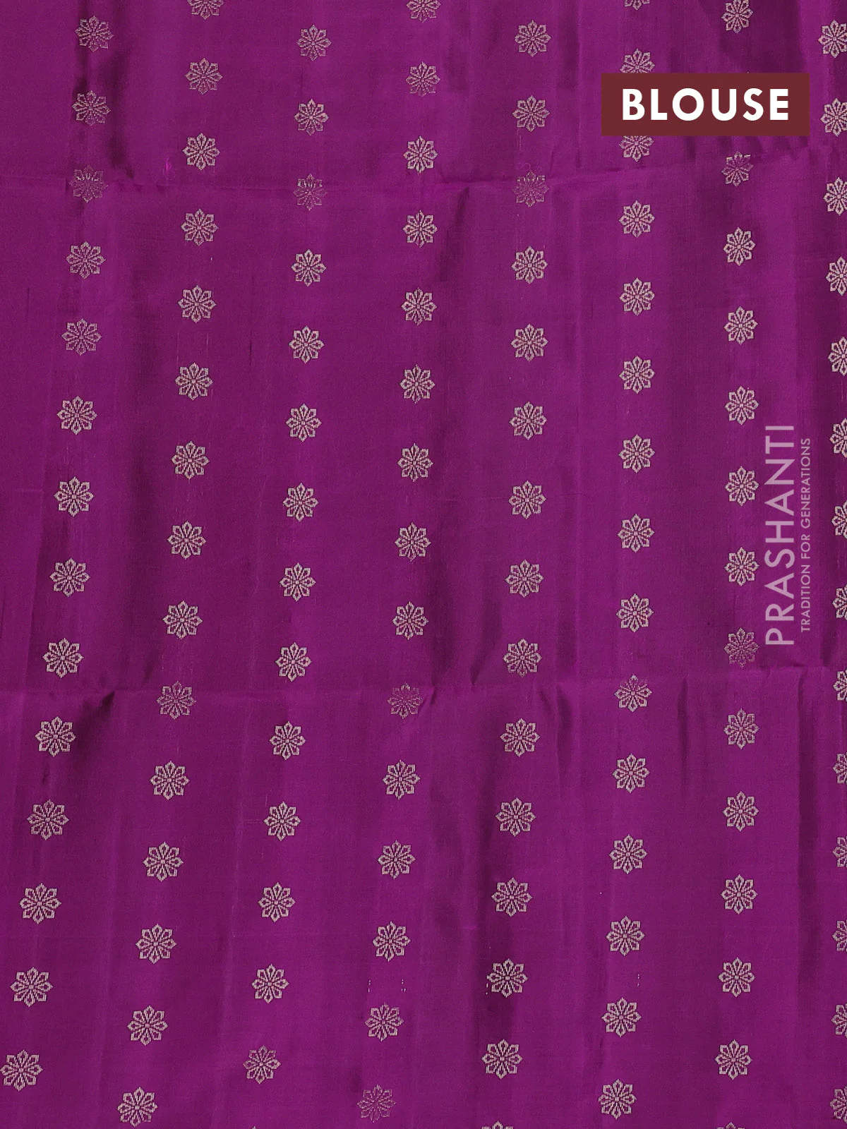 Pure soft silk saree teal blue and purple with allover zari stripes pattern in borderless style - Image 4