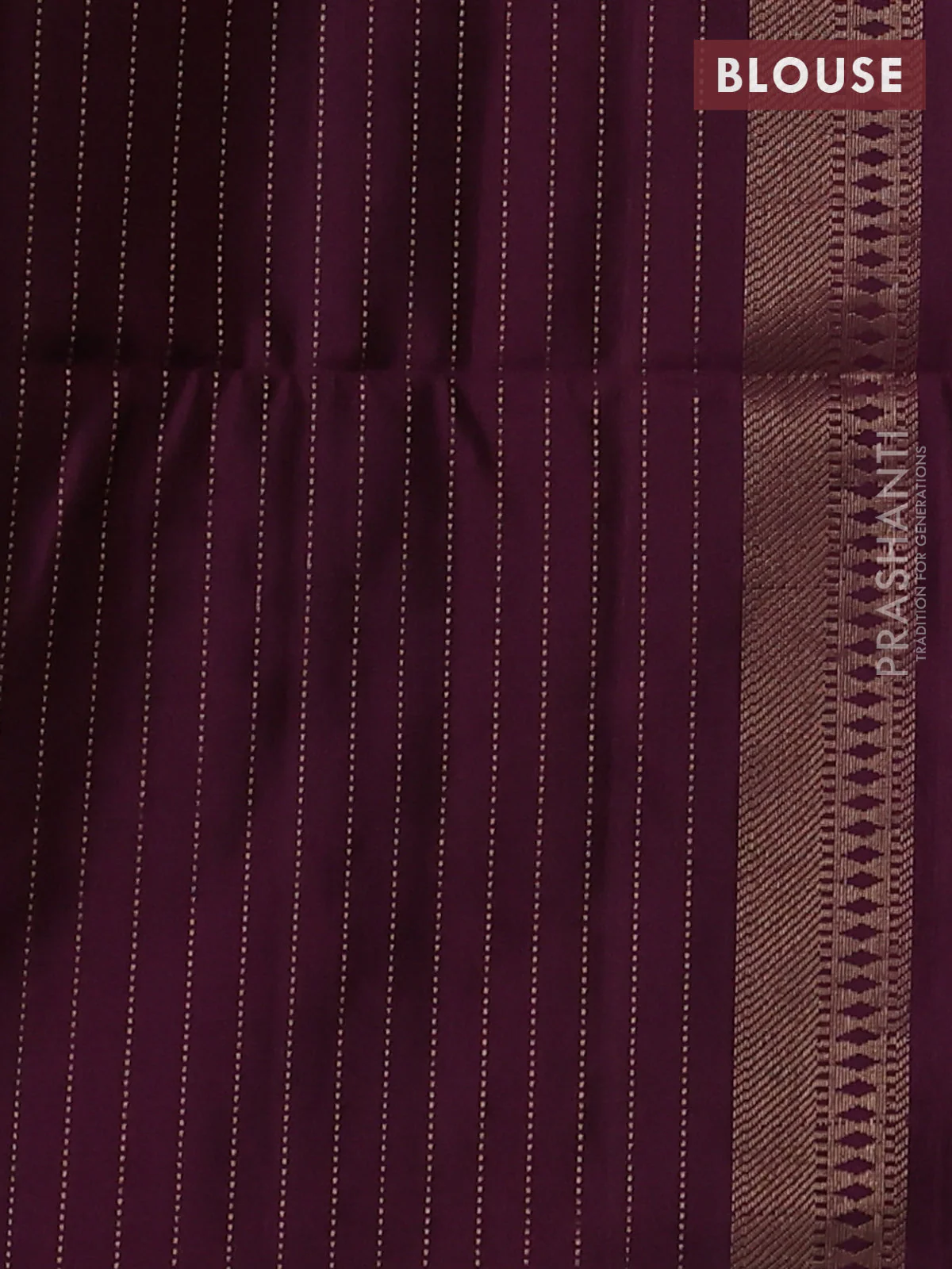 Pure soft silk saree wine shade and dual shade of green with half & half style and long zari woven border - Image 4