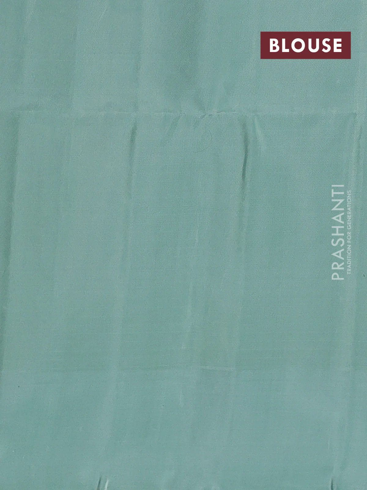 Pure soft silk saree wine shade and pastel green with allover checks & zari woven buttas and simple border - Image 4