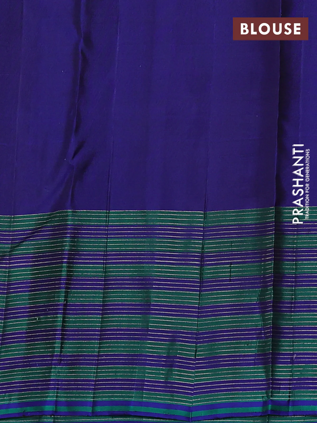 Pure soft silk saree yellow and blue with allover zari brocade weaves and zari woven border - Image 4