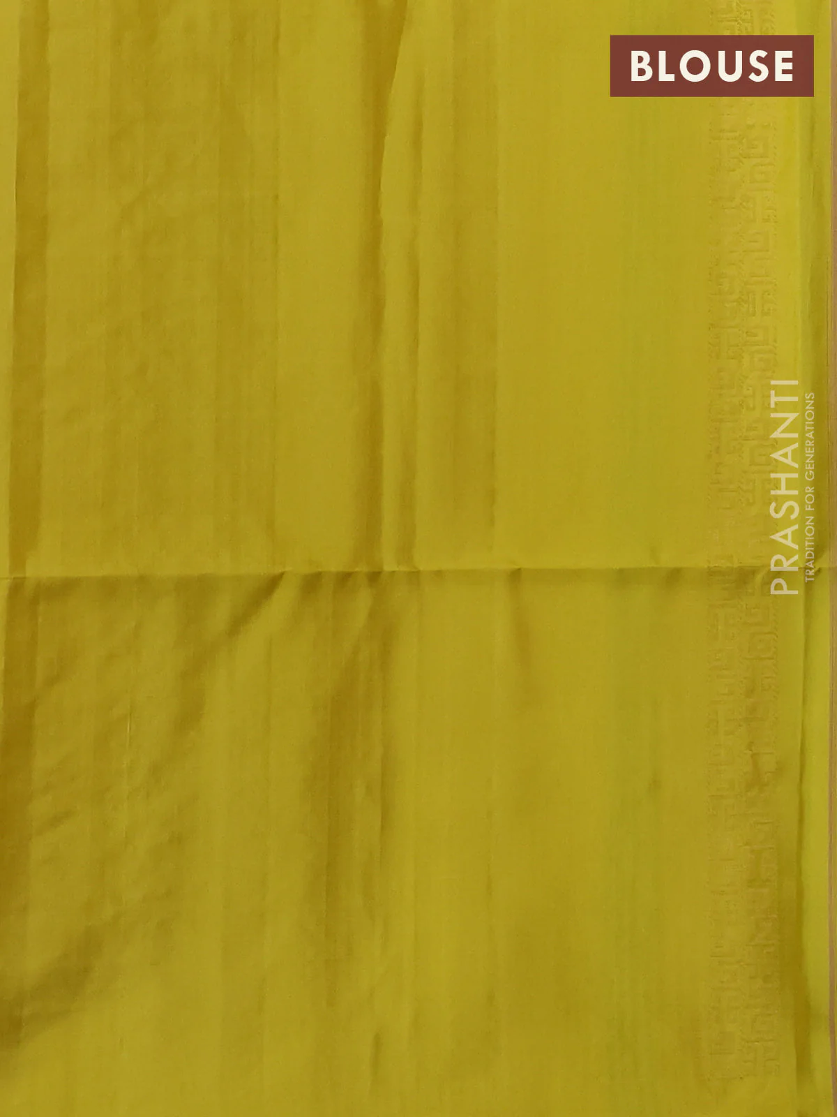 Pure soft silk saree yellow with allover thread & zari weaves in borderless style - Image 4