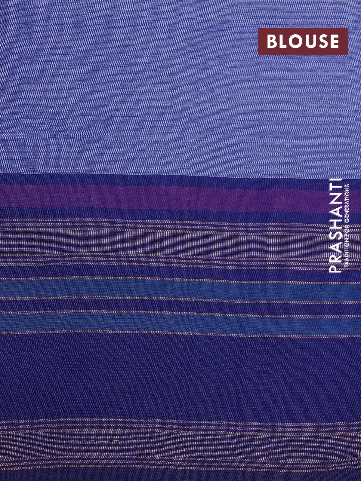 Pure tussar silk saree mustard shade and blue with allover floral digital prints and temple deisgn zari woven vidarbha border - Image 11
