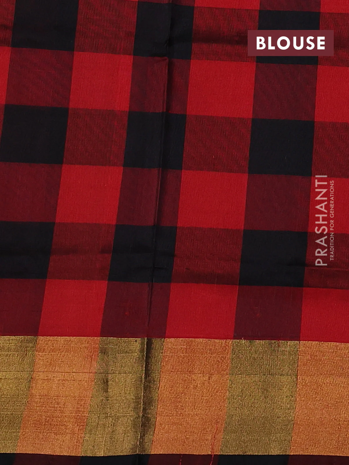 Pure uppada partly silk saree cs blue and black maroon with plain body and zari woven border - Image 3