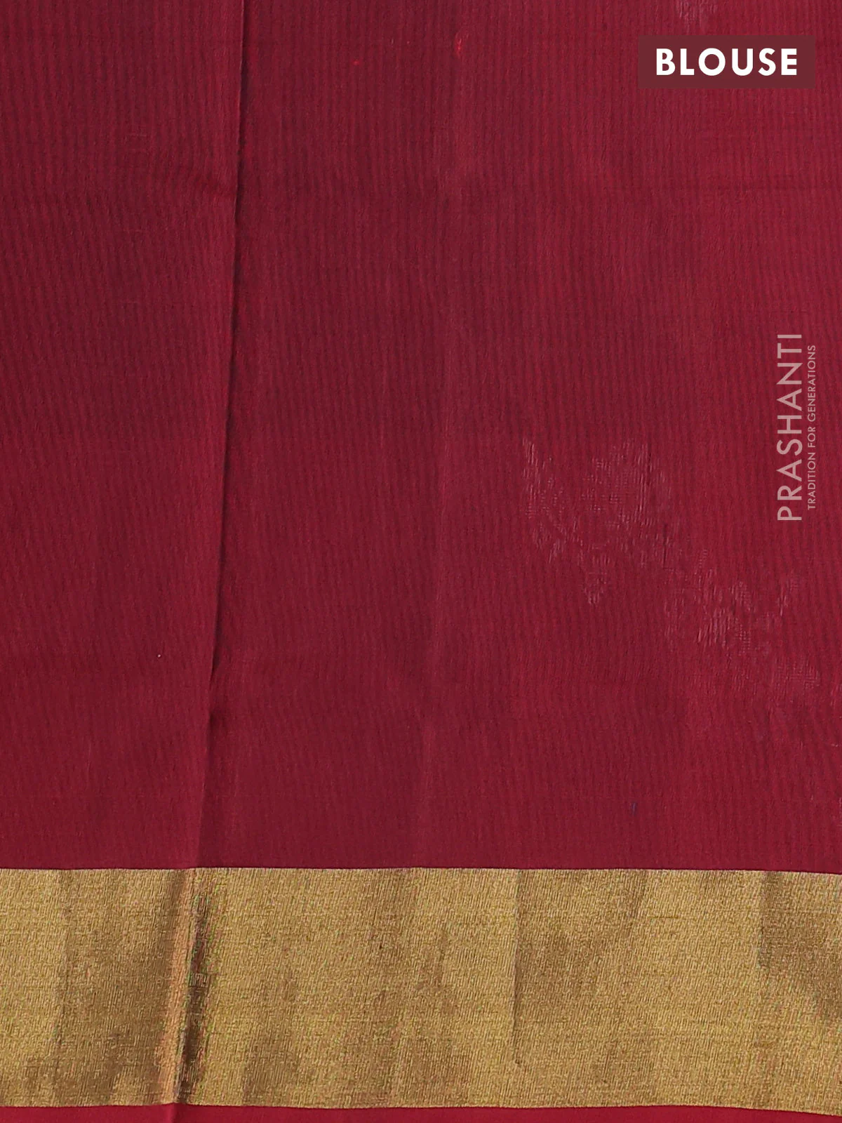 Pure uppada silk saree black and maroon with silver & gold zari woven buttas and zari woven border - Image 3
