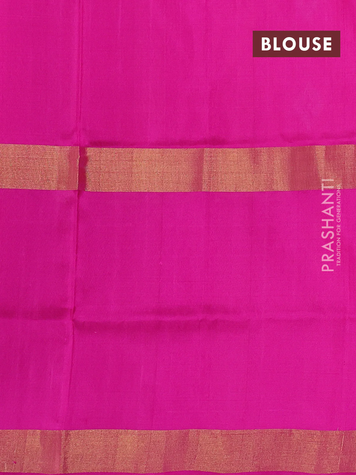 Pure uppada silk saree dual shade of pink and pink with zari woven buttas and long zari woven butta border - Image 3