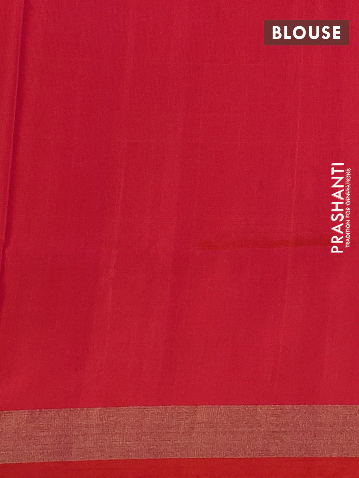 Pure uppada silk saree dual shade of pinkish orange with silver & gold zari woven buttas and jamdhani design pallu - Image 3