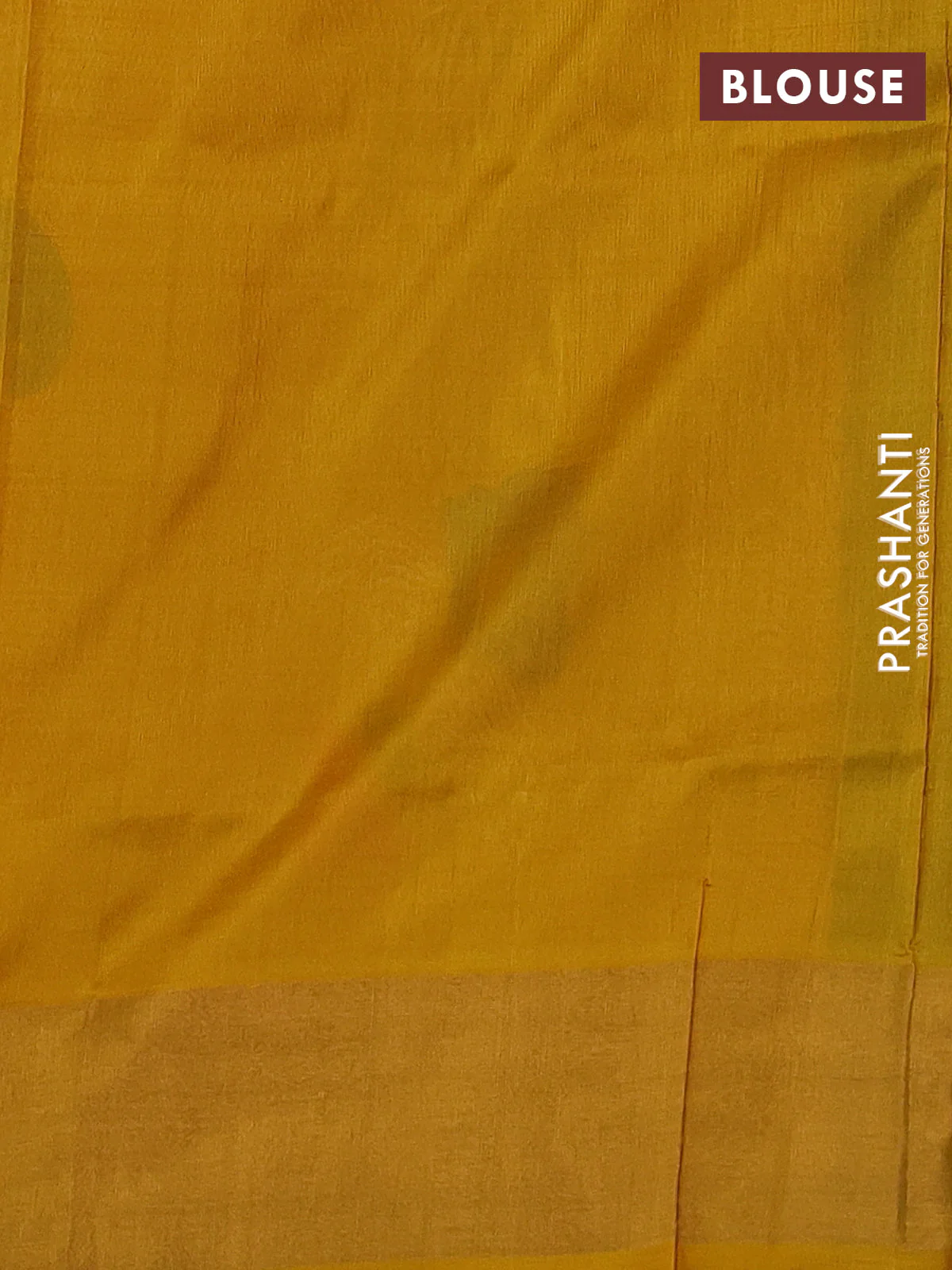 Pure uppada silk saree green and mustard yellow with jamdhani buttas and jamdhani design pallu - Image 3