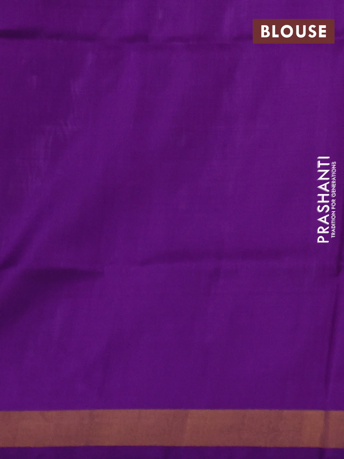 Pure uppada silk saree lavender and deep purple with thread & zari woven thilak buttas and jamdhani design pallu - Image 3